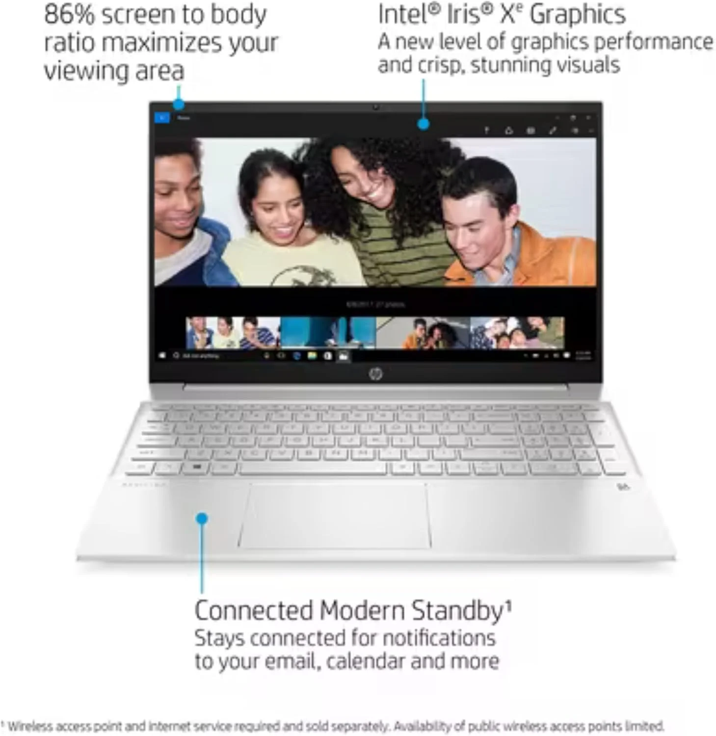 لپ تاپ جدید HP Pavilion 15 مدل 2024 با صفحه نمایش 15.6 اینچی FND (1920x1080)، پردازنده Intel Core i5-1335U | رم 16 گیگابایتی DDR4-3200MHz | حافظه SSD NVMe 512 گیگابایتی | کیبورد با نور پس زمینه | حسگر اثر انگشت | ویندوز 11، نقره ای (ارتقا یافته) لپ تاپ جدید HP Pavilion 15 مدل 2024 با صفحه نمایش 15.6 اینچی FND (1920x1080)، پردازنده Intel Core i5-1335U | رم 16 گیگابایتی DDR4-3200MHz | حافظه SSD NVMe 512 گیگابایتی | کیبورد با نور پس زمینه | حسگر اثر انگشت | ویندوز 11، نقره ای (ارتقا یافته)