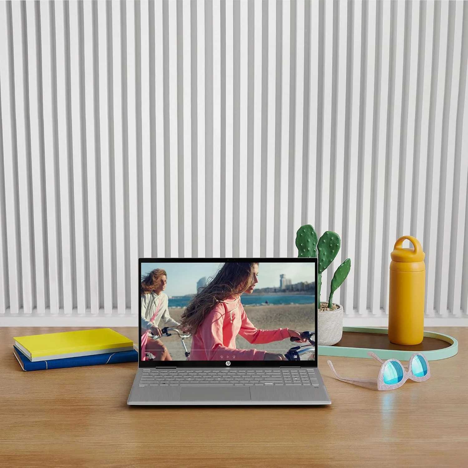 لپ تاپ تبدیل شونده HP Pavilion x360، پردازنده Intel Core i5-1235U، گرافیک Intel Iris Xe، حافظه رم 12 گیگابایتی، سیستم عامل Windows 11 Home، (15-er1010nr، نقره ای طبیعی) لپ تاپ تبدیل شونده HP Pavilion x360، پردازنده Intel Core i5-1235U، گرافیک Intel Iris Xe، حافظه رم 12 گیگابایتی، سیستم عامل Windows 11 Home، (15-er1010nr، نقره ای طبیعی)