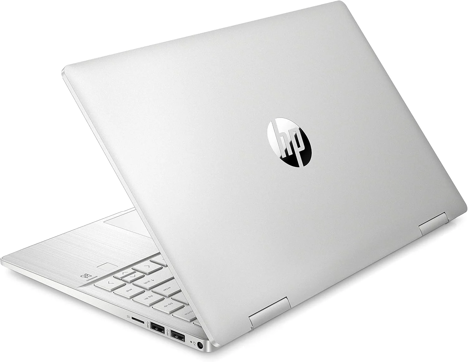 لپ تاپ 2 در 1 HP Pavilion x360 مدل 14-ek1010ne، صفحه نمایش لمسی 14 اینچی FHD، پردازنده نسل سیزدهم Intel® Core™ i7، رم 16 گیگابایتی، حافظه SSD 1 ترابایتی، گرافیک Intel® Iris® Xe، ویندوز 11 Home، صفحه کلید En-Ar، نقره ای طبیعی - [834W4EA]