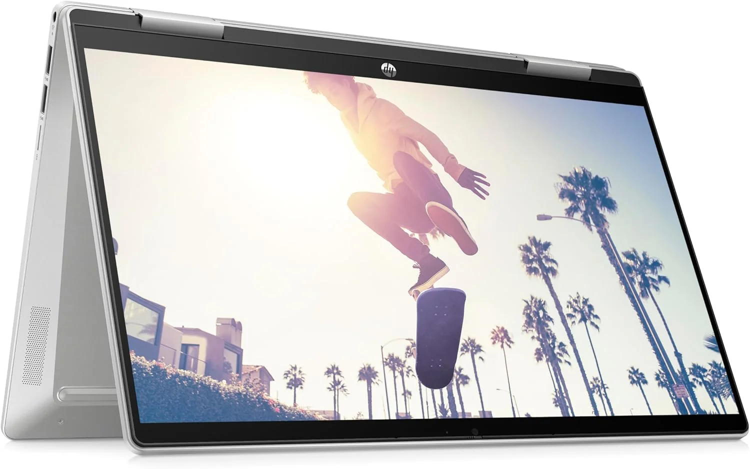 لپ تاپ 2 در 1 HP Pavilion x360 مدل 14-ek1012ne، صفحه نمایش لمسی 14 اینچی FHD، پردازنده نسل سیزدهم Intel® Core™ i5، رم 8 گیگابایتی، SSD 512 گیگابایتی، گرافیک Intel® Iris® Xᵉ، ویندوز 11 Home، صفحه کلید En-Ar، نقره ای طبیعی - [8B2E7EA]
