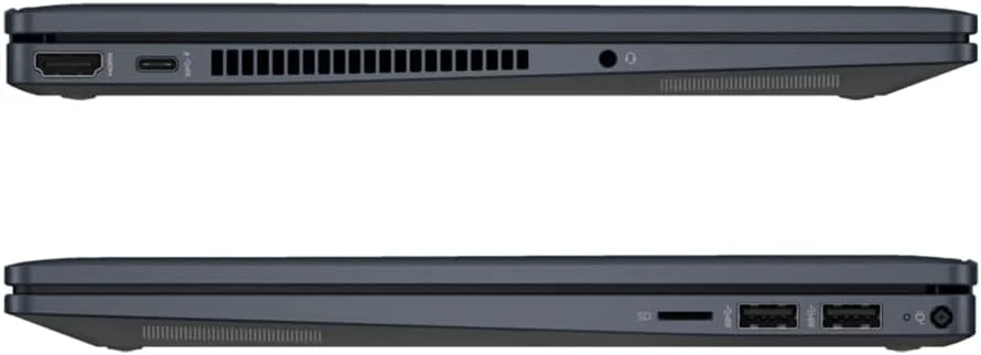 لپ تاپ 2 در 1 HP Pavilion x360 مدل 14-ek1033ne، صفحه نمایش لمسی 14 اینچی FHD، پردازنده نسل سیزدهم Intel® Core™ i7-1355U، رم 16 گیگابایتی DDR4، حافظه SSD 1 ترابایتی، صفحه کلید انگلیسی/عربی، آبی فضایی [9X3N4EA]