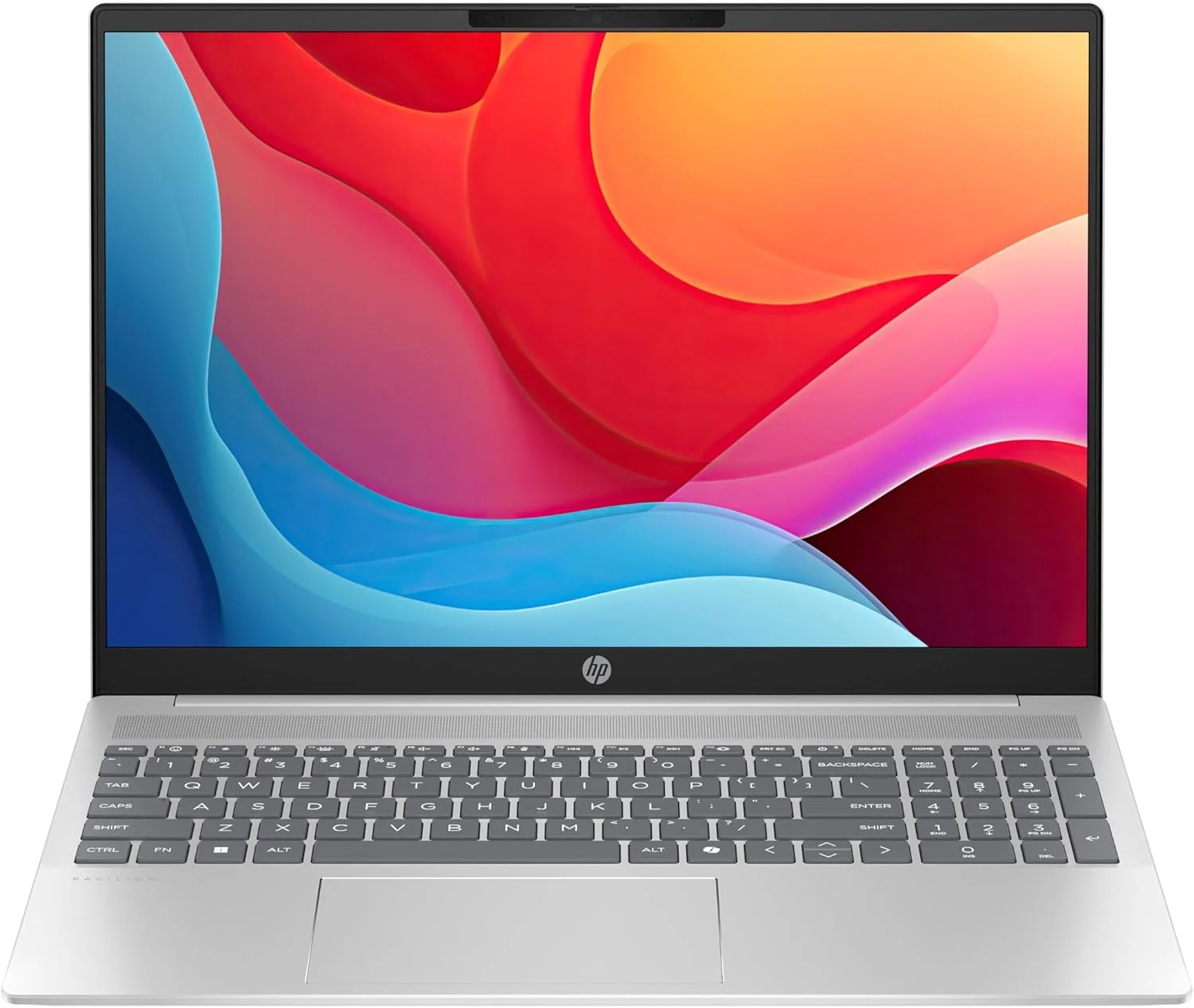 لپ تاپ HP Pavilion 16-ag0001ne، ویندوز 11 هوم، 16 اینچ، AMD Ryzen™ 7، رم 16 گیگابایتی، SSD 1 ترابایتی، 2K، نقره ای طبیعی
