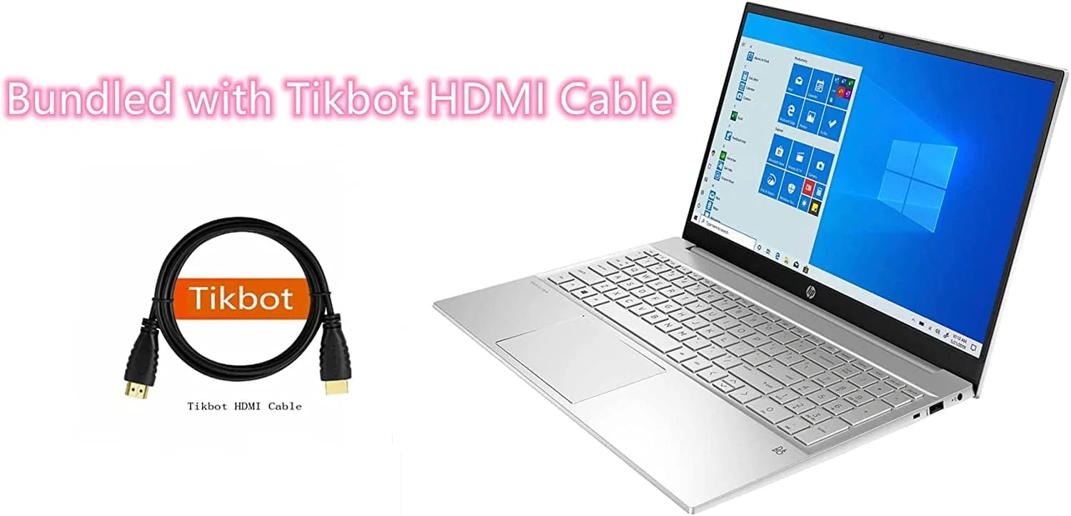 لپ تاپ لمسی 15.6 اینچی HP Pavilion - پردازنده 10 هسته ای نسل سیزدهم Intel Core i5-1335U - 1080p - رم 32 گیگابایتی - SSD PCIe 1 ترابایتی - ویندوز 11 - گرافیک Intel® Iris® Xe - همراه با کابل HDMI (ارتقا یافته)