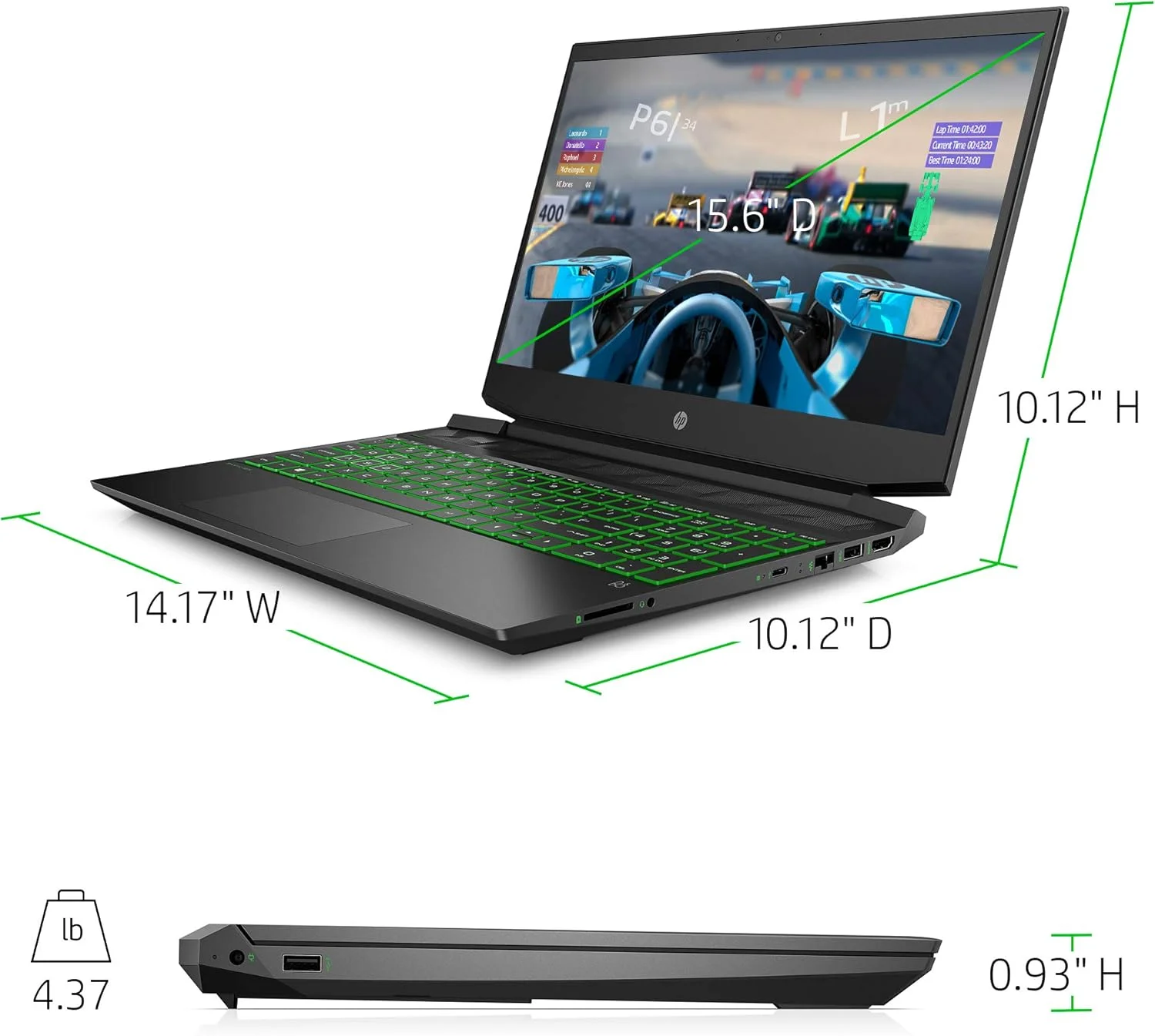 لپ تاپ گیمینگ HP Pavilion 15، کارت گرافیک NVIDIA GeForce GTX 1650، پردازنده AMD Ryzen 5 4600H، رم 8 گیگابایتی DDR4، حافظه SSD 512 گیگابایتی PCIe NVMe، صفحه نمایش 15.6 اینچی Full HD، ویندوز 10 Home، کیبورد با نور پس زمینه (مدل 15-ec1010nr، 2020) لپ تاپ گیمینگ HP Pavilion 15، کارت گرافیک NVIDIA GeForce GTX 1650، پردازنده AMD Ryzen 5 4600H، رم 8 گیگابایتی DDR4، حافظه SSD 512 گیگابایتی PCIe NVMe، صفحه نمایش 15.6 اینچی Full HD، ویندوز 10 Home، کیبورد با نور پس زمینه (مدل 15-ec1010nr، 2020)