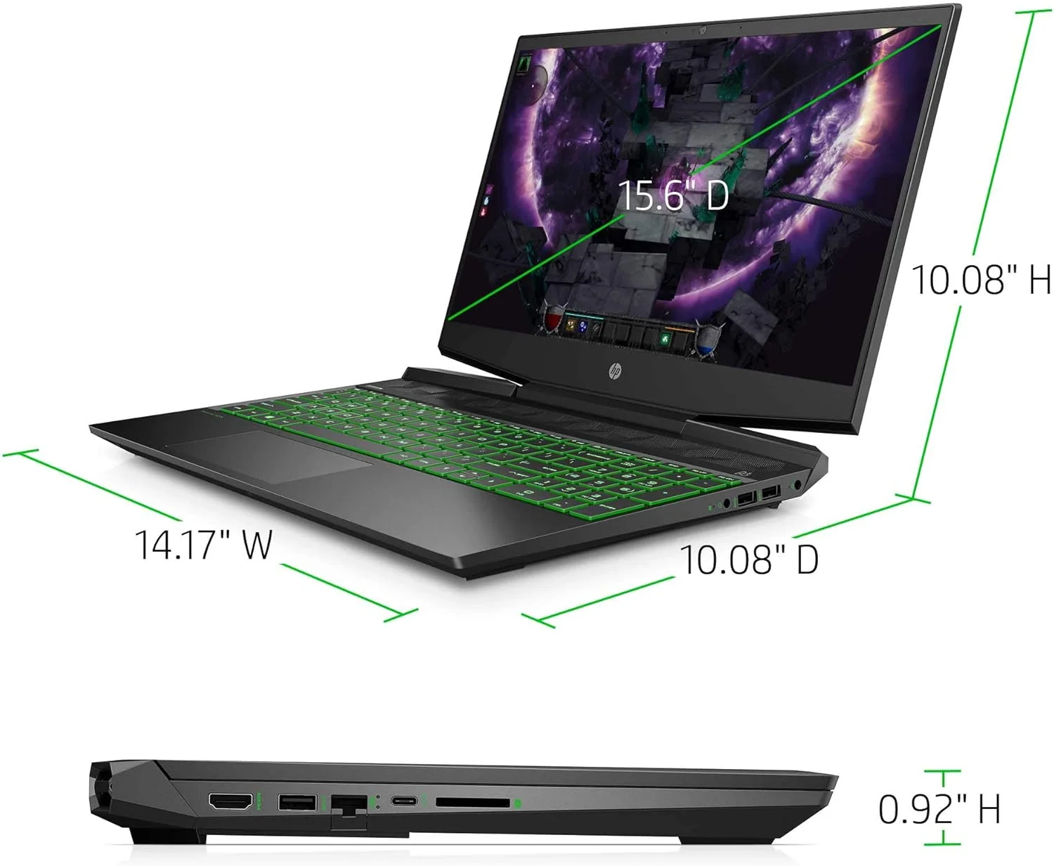 لپ تاپ گیمینگ HP Pavilion مدل 15-DK0056WM / 15-DK0096WM - صفحه نمایش 15.6 اینچی FHD IPS، پردازنده Intel Core i5-9300H، رم 8 گیگابایت، حافظه SSD 256 گیگابایت، کارت گرافیک NVIDIA GTX 1650 4GB، ویندوز 10، کیبورد انگلیسی، مشکی (1 سال گارانتی) لپ تاپ گیمینگ HP Pavilion مدل 15-DK0056WM / 15-DK0096WM - صفحه نمایش 15.6 اینچی FHD IPS، پردازنده Intel Core i5-9300H، رم 8 گیگابایت، حافظه SSD 256 گیگابایت، کارت گرافیک NVIDIA GTX 1650 4GB، ویندوز 10، کیبورد انگلیسی، مشکی (1 سال گارانتی)