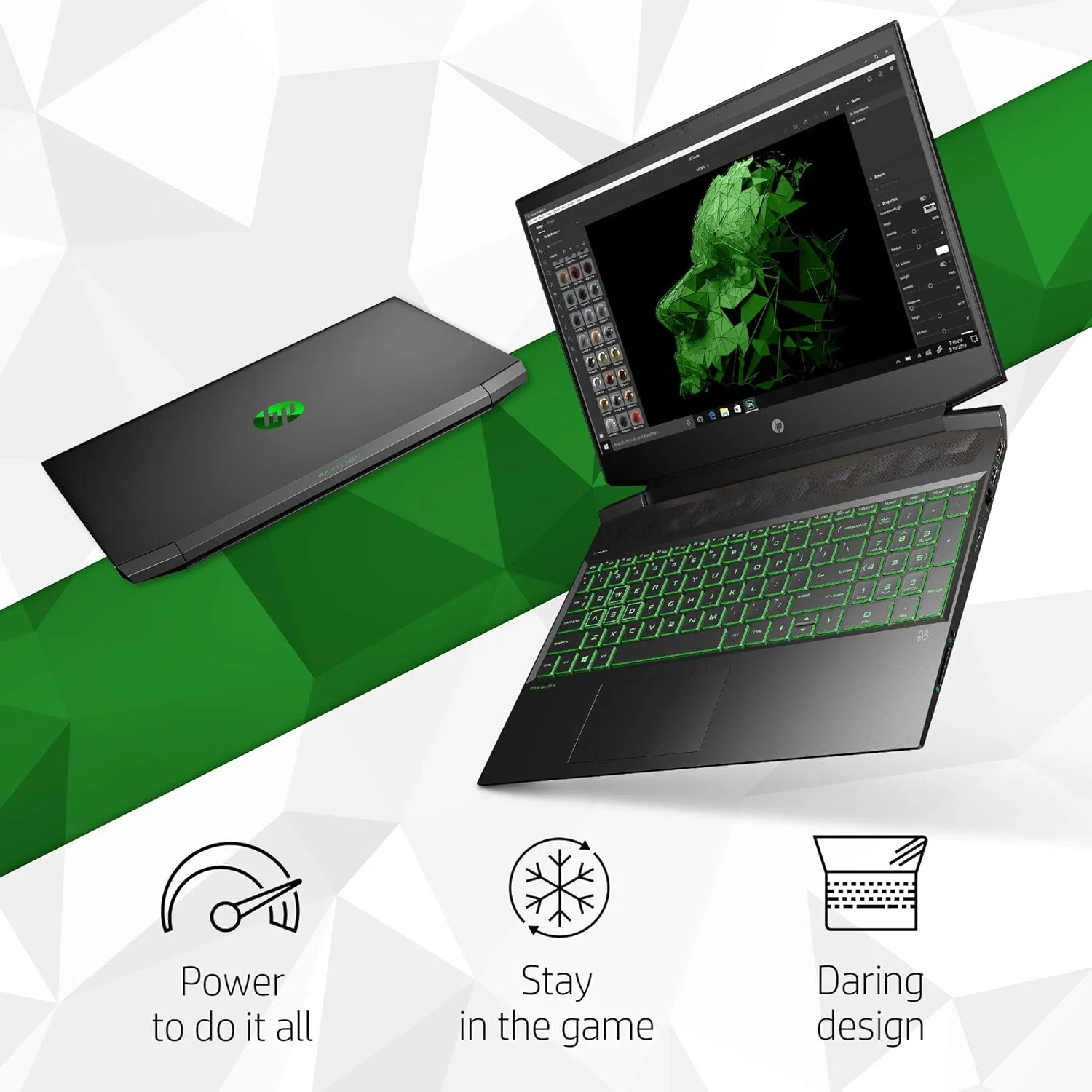 لپ تاپ گیمینگ HP Pavilion 15، کارت گرافیک NVIDIA GeForce GTX 1650، پردازنده AMD Ryzen 5 4600H، رم 8 گیگابایتی DDR4، حافظه SSD 512 گیگابایتی PCIe NVMe، صفحه نمایش 15.6 اینچی Full HD، ویندوز 10 Home، کیبورد با نور پس زمینه (مدل 15-ec1010nr، 2020) لپ تاپ گیمینگ HP Pavilion 15، کارت گرافیک NVIDIA GeForce GTX 1650، پردازنده AMD Ryzen 5 4600H، رم 8 گیگابایتی DDR4، حافظه SSD 512 گیگابایتی PCIe NVMe، صفحه نمایش 15.6 اینچی Full HD، ویندوز 10 Home، کیبورد با نور پس زمینه (مدل 15-ec1010nr، 2020)