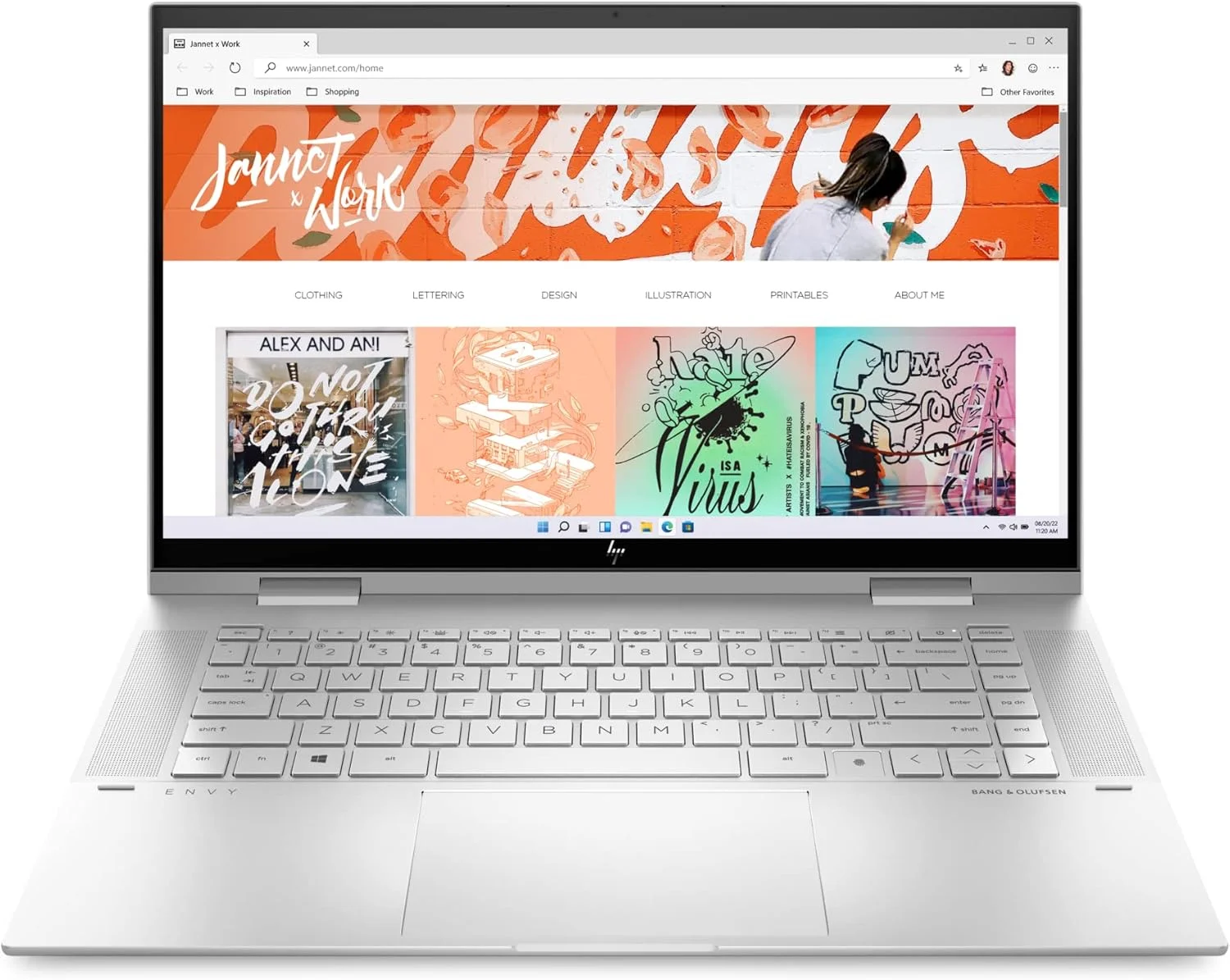 لپ تاپ 15 اینچی HP Envy x360 Convertible، پردازنده Intel Core i7-1260P، گرافیک Intel Iris Xe، رم 16 گیگابایتی، SSD 1 ترابایتی، ویندوز 11 هوم (15-es2026nr، آلومینیوم نقره ای طبیعی)