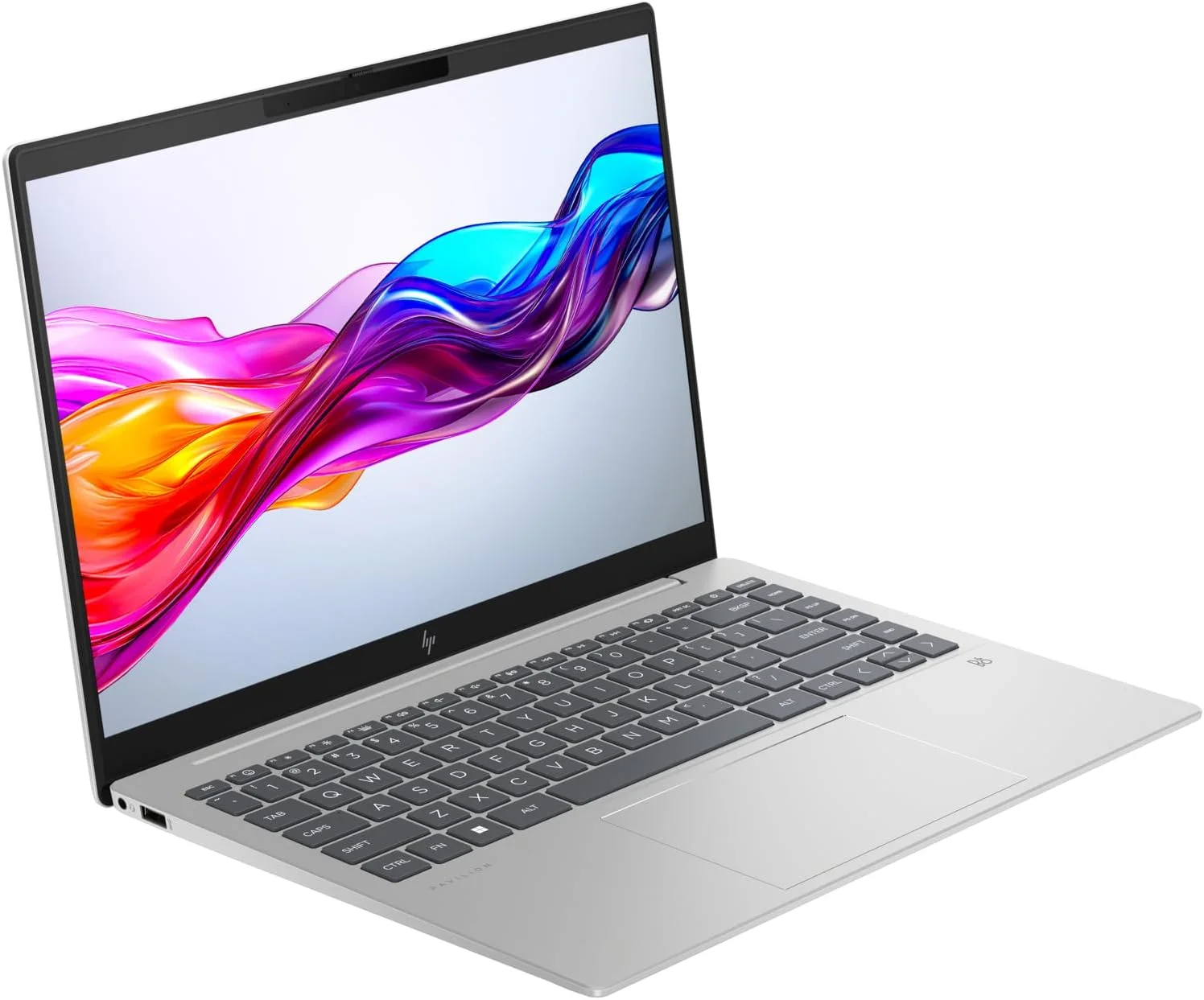 لپ تاپ HP Pavilion Plus 14 با نمایشگر 14 اینچی FHD IPS - پردازنده نسل سیزدهم Intel Core i7-1355U - گرافیک Intel Iris Xe - رم 16 گیگابایتی DDR 4 - SSD NVMe 1 ترابایتی - صفحه کلید با نور پس زمینه - حسگر اثر انگشت - ویندوز 11 - نقره ای