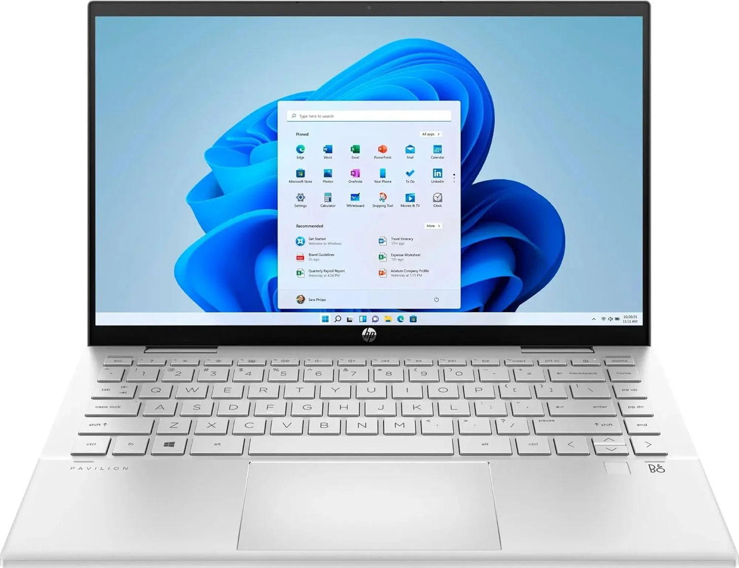 لپ تاپ 2 در 1 اچ پی پاویلیون 14 اینچی با صفحه نمایش لمسی IPS FHD - پردازنده Intel i3-1215U - گرافیک Intel Iris Xe - رم 8 گیگابایتی DDR 4 - حافظه SSD NVMe 512 گیگابایتی - ویندوز 11 - نقره ای