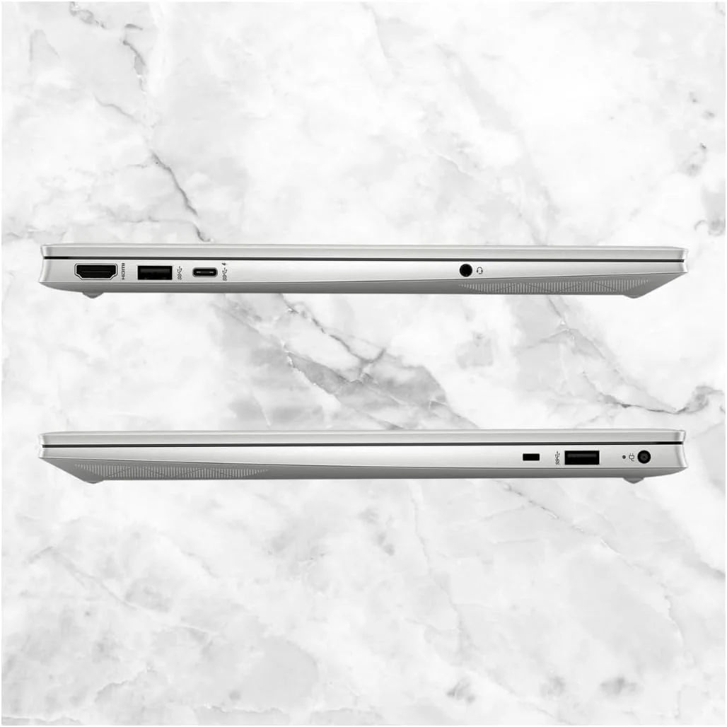 لپ تاپ جدید HP Pavilion 2023، صفحه نمایش لمسی 15.6 اینچی FHD، پردازنده نسل سیزدهم Intel Core i7-1355U، رم 64 گیگابایتی، SSD 2 ترابایتی PCIe، وب کم، صفحه کلید با نور پس زمینه، Wi-Fi 6، ویندوز 11 Home، نقره ای (ارتقا یافته)