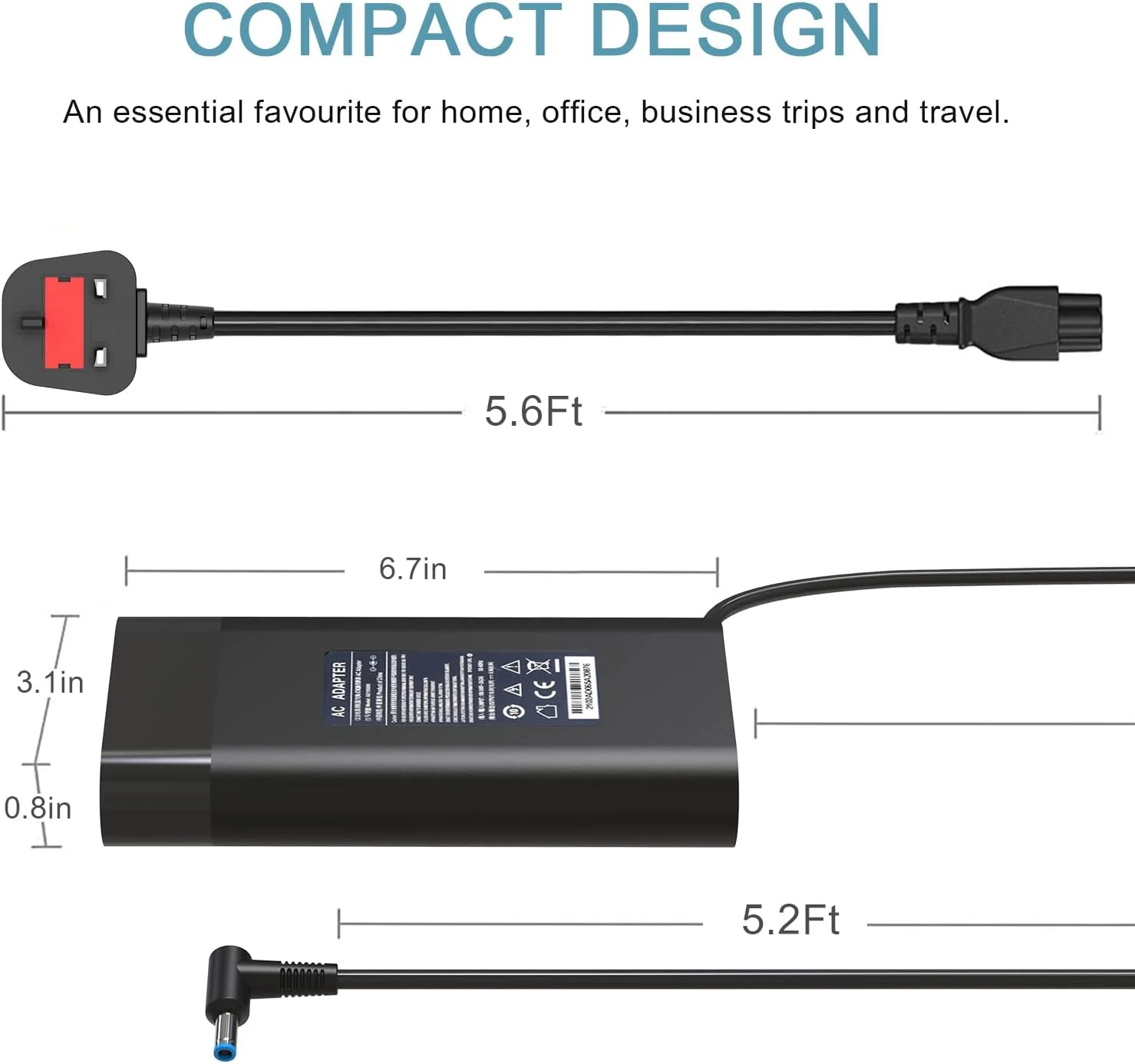 شارژر لپ تاپ 200 وات 19.5 ولت 10.3 آمپر ZoraVson برای Omen 15 17، HP Pavilion Gaming 15 16 17، ZBook Fury Create Studio Power 15 17 G3 G4 G5 G6 G7 G8، TPN-LA21 TPN-DA10 ADP-200HB B آداپتور برق شارژر لپ تاپ 200 وات 19.5 ولت 10.3 آمپر ZoraVson برای Omen 15 17، HP Pavilion Gaming 15 16 17، ZBook Fury Create Studio Power 15 17 G3 G4 G5 G6 G7 G8، TPN-LA21 TPN-DA10 ADP-200HB B آداپتور برق