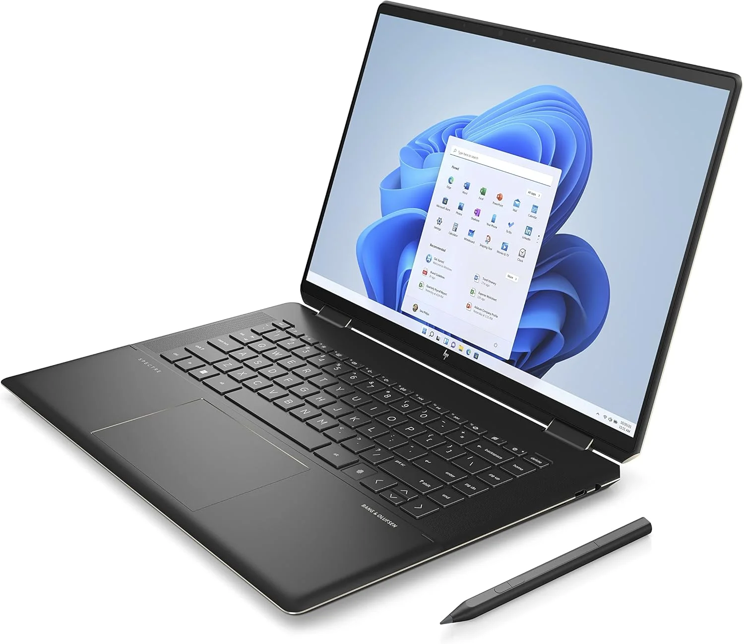 لپ تاپ 2 در 1 HP Spectre x360 مدل 16-f2004ne، صفحه نمایش لمسی 16 اینچی UHD+، پلتفرم نسل سیزدهم Intel Evo، رم 16 گیگابایتی، SSD 1 ترابایتی، گرافیک 4 گیگابایتی Intel Arc A370M، ویندوز 11 Home، صفحه کلید En-Ar، مشکی Nightfall [7Q7A1EA]