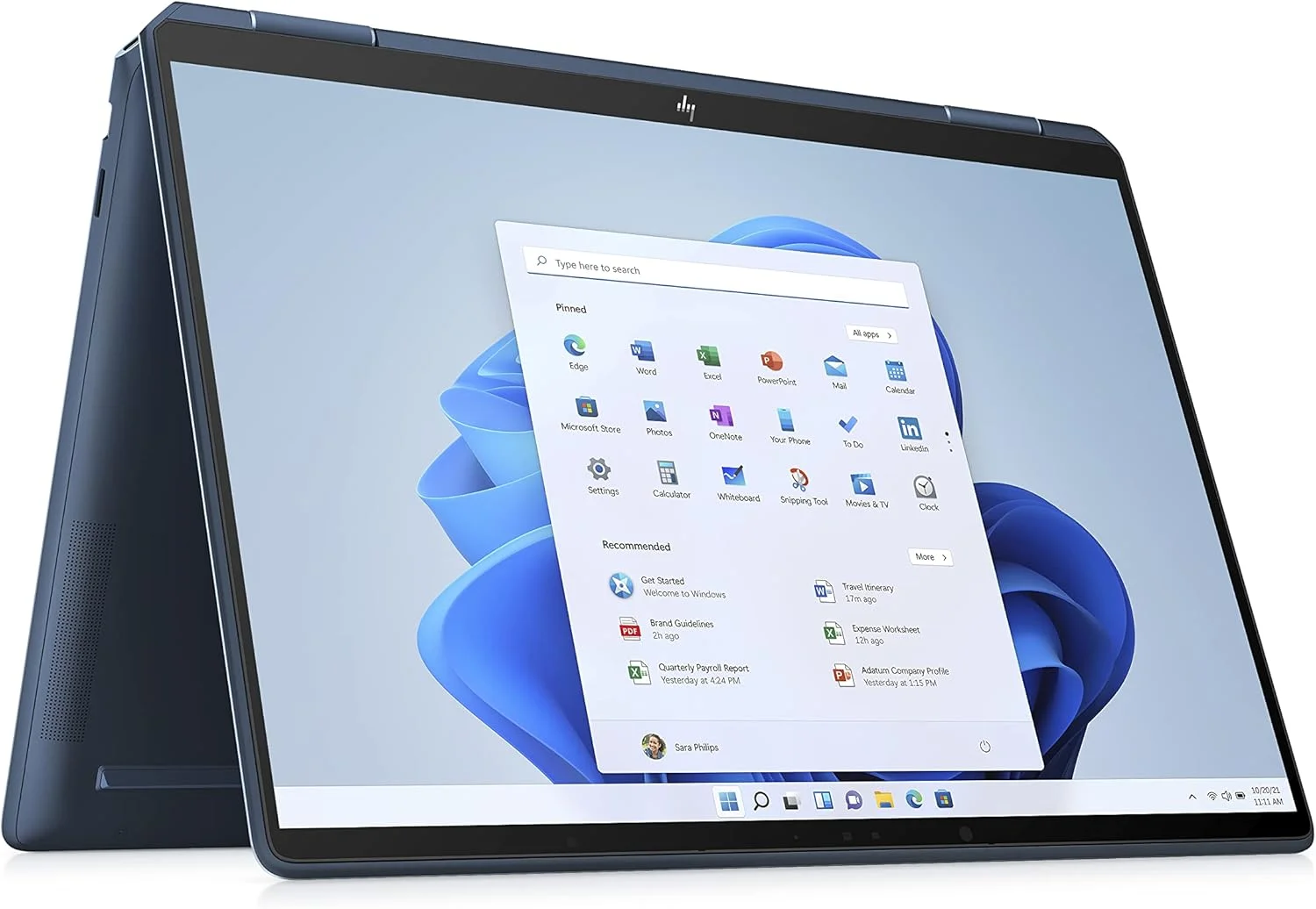 لپ تاپ 2 در 1 HP Spectre x360 مدل 14-ef0008ne، صفحه نمایش لمسی 13.5 اینچی WUXGA+، پردازنده نسل دوازدهم Intel® Core™ i7، رم 16 گیگابایتی، حافظه SSD 1 ترابایتی، گرافیک Intel® Iris® Xᵉ، ویندوز 11، صفحه کلید انگلیسی-عربی آبی شب - [6M3P1EA]