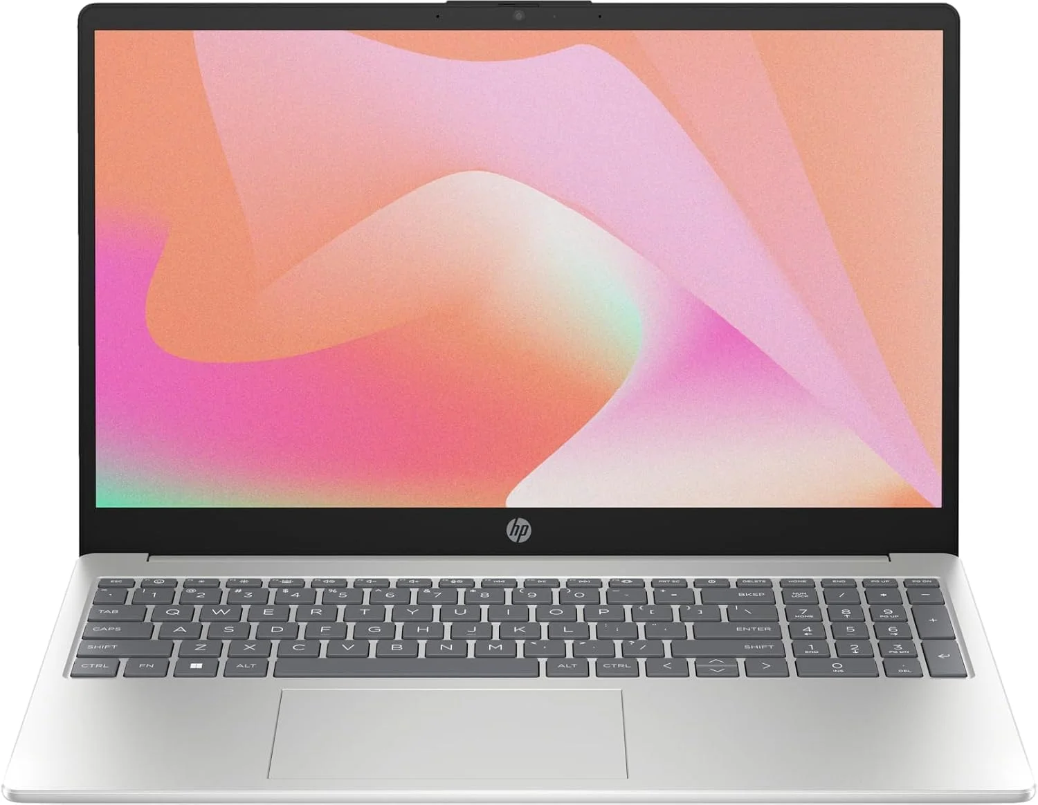 لپ تاپ HP (2023) - نسل سیزدهم/پردازنده Intel Core i7-1355U / صفحه نمایش 15.6 اینچی FHD / 1 ترابایت SSD / 32 گیگابایت رم / گرافیک Intel Iris Xe مشترک / ویندوز 11 هوم / صفحه کلید انگلیسی / نقره ای (ارتقا یافته)
