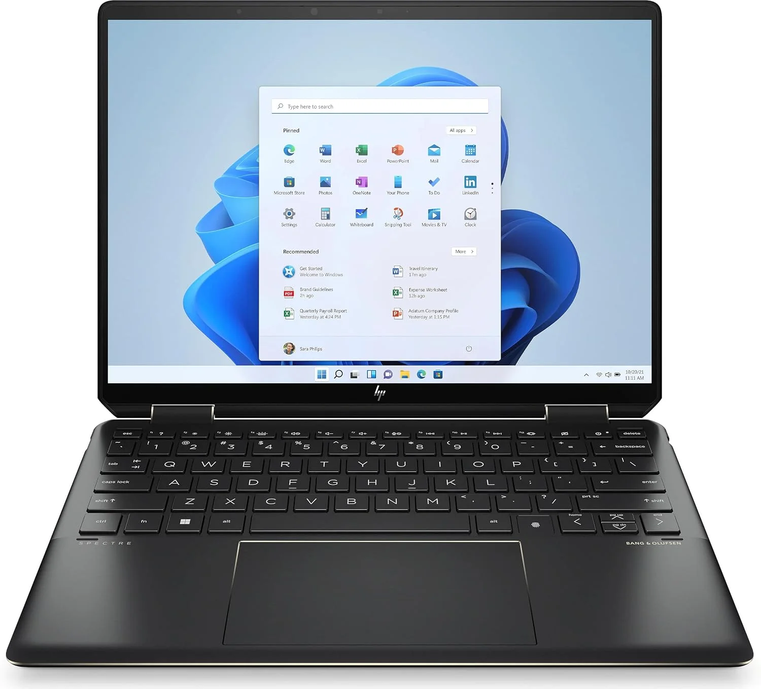لپ تاپ 2 در 1 HP Spectre x360 مدل 14-ef0017ne، صفحه نمایش لمسی 13.5 اینچی WUXGA+، پردازنده نسل دوازدهم Intel® Core™ i7، رم 16 گیگابایتی، حافظه SSD 1 ترابایتی، گرافیک Intel® UHD، ویندوز 11 هوم، صفحه کلید عربی-انگلیسی، مشکی تیره - [7B567EA]