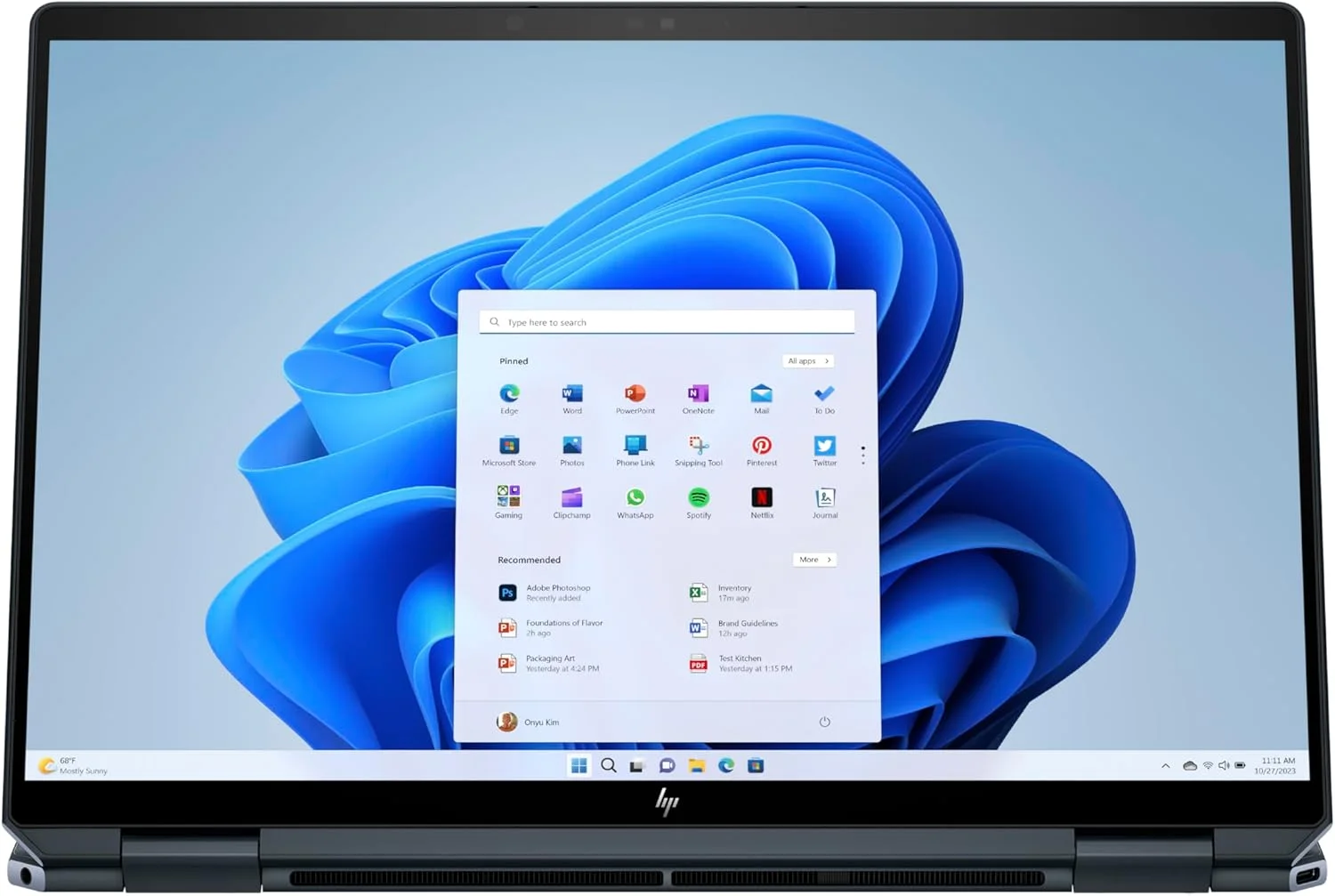 لپ تاپ 2 در 1 HP Spectre x360 مدل 14-eu0008ne، صفحه نمایش لمسی 14 اینچی 2.8K، پردازنده نسل 15 Intel® Core™ Ultra 7، رم 16 گیگابایتی، حافظه SSD 1 ترابایتی، گرافیک Intel® Arc™، ویندوز 11 هوم، صفحه کلید عربی-انگلیسی، آبی تیره - [9V7J3EA]