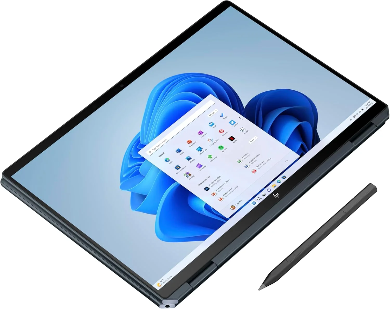 لپ تاپ 2 در 1 HP Spectre x360 مدل 14-eu0008ne، صفحه نمایش لمسی 14 اینچی 2.8K، پردازنده نسل 15 Intel® Core™ Ultra 7، رم 16 گیگابایتی، حافظه SSD 1 ترابایتی، گرافیک Intel® Arc™، ویندوز 11 هوم، صفحه کلید عربی-انگلیسی، آبی تیره - [9V7J3EA]