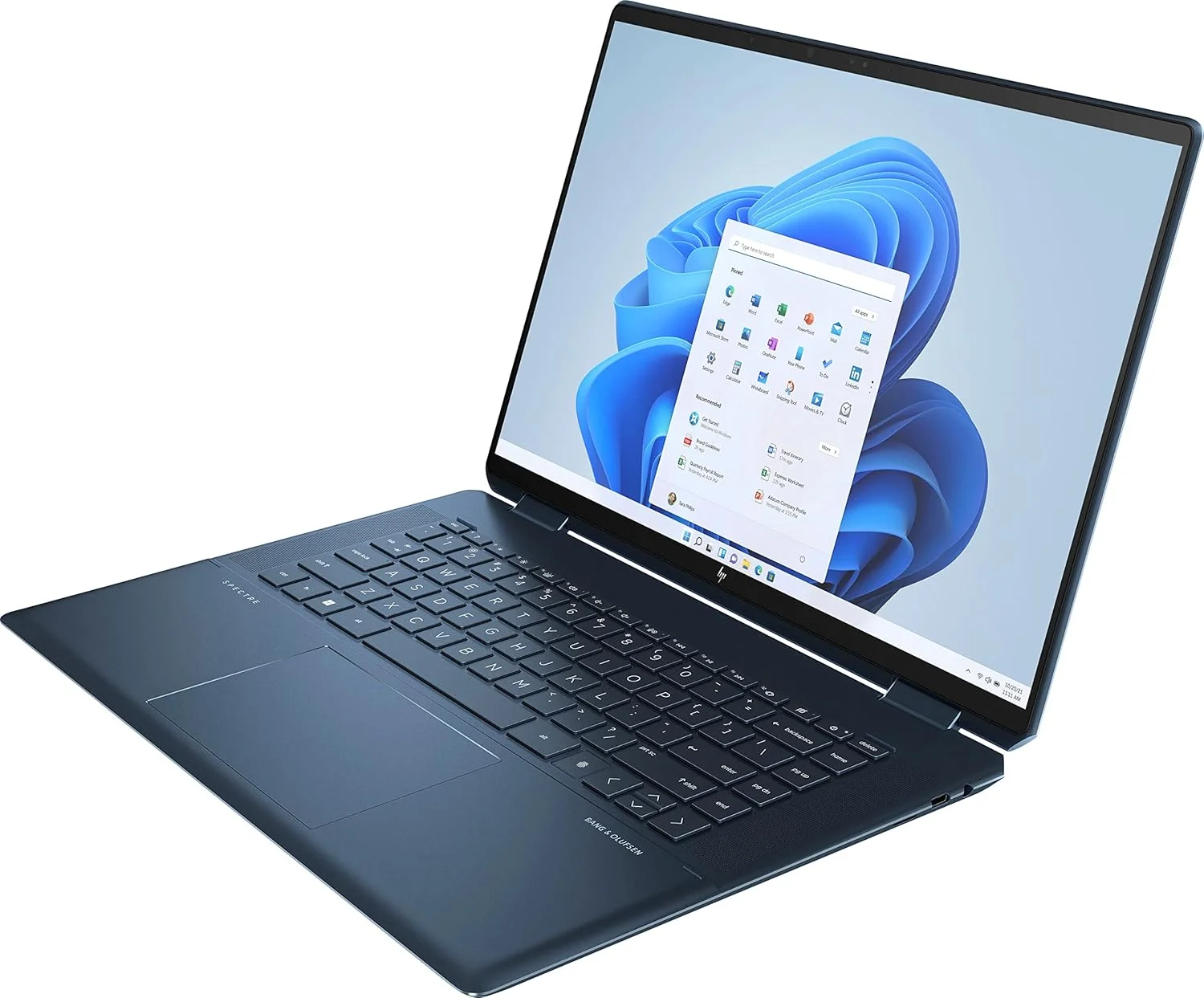 لپ تاپ 2 در 1 HP Spectre مدل 2022، صفحه نمایش لمسی 16 اینچی 3K+ IPS، پلتفرم Intel EVO، پردازنده نسل دوازدهم Core i7-12700H، گرافیک Iris Xe، رم 16 گیگابایتی DDR4، حافظه 2 ترابایتی SSD، وای فای 6e، تاندربولت 4، کیبورد با نور پس زمینه و حسگر اثر انگشت و قلم، ویندوز 11