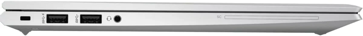 لپ تاپ HP EliteBook 845 G7، پردازنده AMD Ryzen 5 Pro 4650U 2.1GHz، رم 8 گیگابایت، SSD 512 گیگابایت، صفحه نمایش 14 اینچی Full HD، ویندوز 10 پرو، گرافیک AMD Radeon، کیبورد با نور پس زمینه، خاکستری (بازسازی شده)
