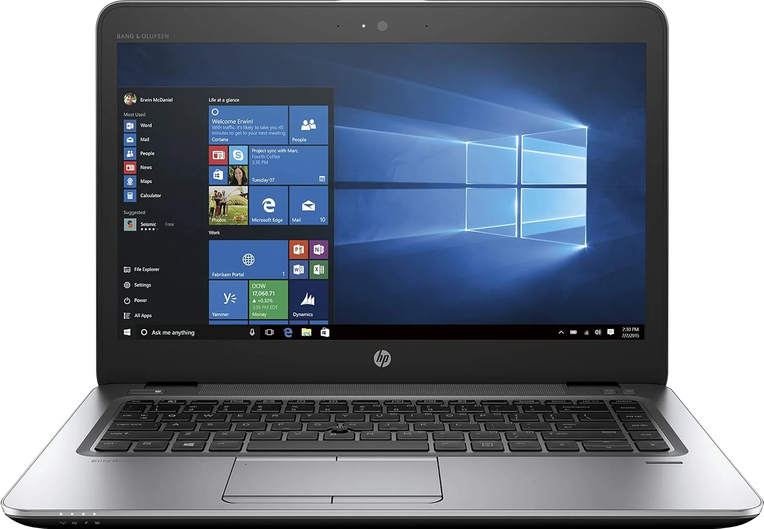 لپ تاپ تجاری بازسازی شده HP EliteBook 840r G4 | پردازنده Intel Core i5 نسل هفتم | 16 گیگابایت رم | 256 گیگابایت درایو حالت جامد (SSD) | صفحه نمایش 14.1 اینچی غیر لمسی | ویندوز 10 پرو | بازسازی شده