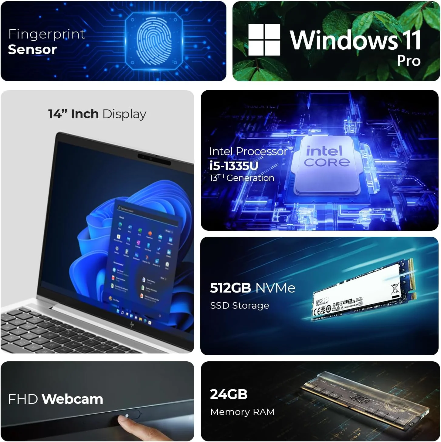 لپ تاپ HP ELITEBOOK 640 G10 نسل سیزدهم Intel Core i5-1335U، صفحه نمایش 14 اینچی، 24 گیگابایت رم، 512 گیگابایت SSD، ویندوز 11 پرو، دوربین 720p FHD (شامل پایه عمودی لپ تاپ + ماوس بی سیم + آنتی ویروس + پد ماوس) لپ تاپ HP ELITEBOOK 640 G10 نسل سیزدهم Intel Core i5-1335U، صفحه نمایش 14 اینچی، 24 گیگابایت رم، 512 گیگابایت SSD، ویندوز 11 پرو، دوربین 720p FHD (شامل پایه عمودی لپ تاپ + ماوس بی سیم + آنتی ویروس + پد ماوس)