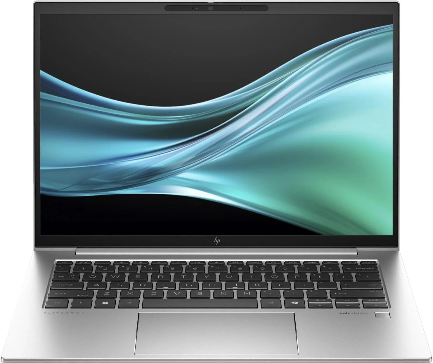 لپ تاپ HP EliteBook 840 G11، نسل 14 پردازنده Intel Core Ultra 7-155U، رم 16 گیگابایت / حافظه SSD 512 گیگابایت، صفحه نمایش 14 اینچی WUXGA ضد تابش نور، حسگر اثر انگشت، ویندوز 11 پرو، کیبورد انگلیسی با نور پس زمینه، نقره ای