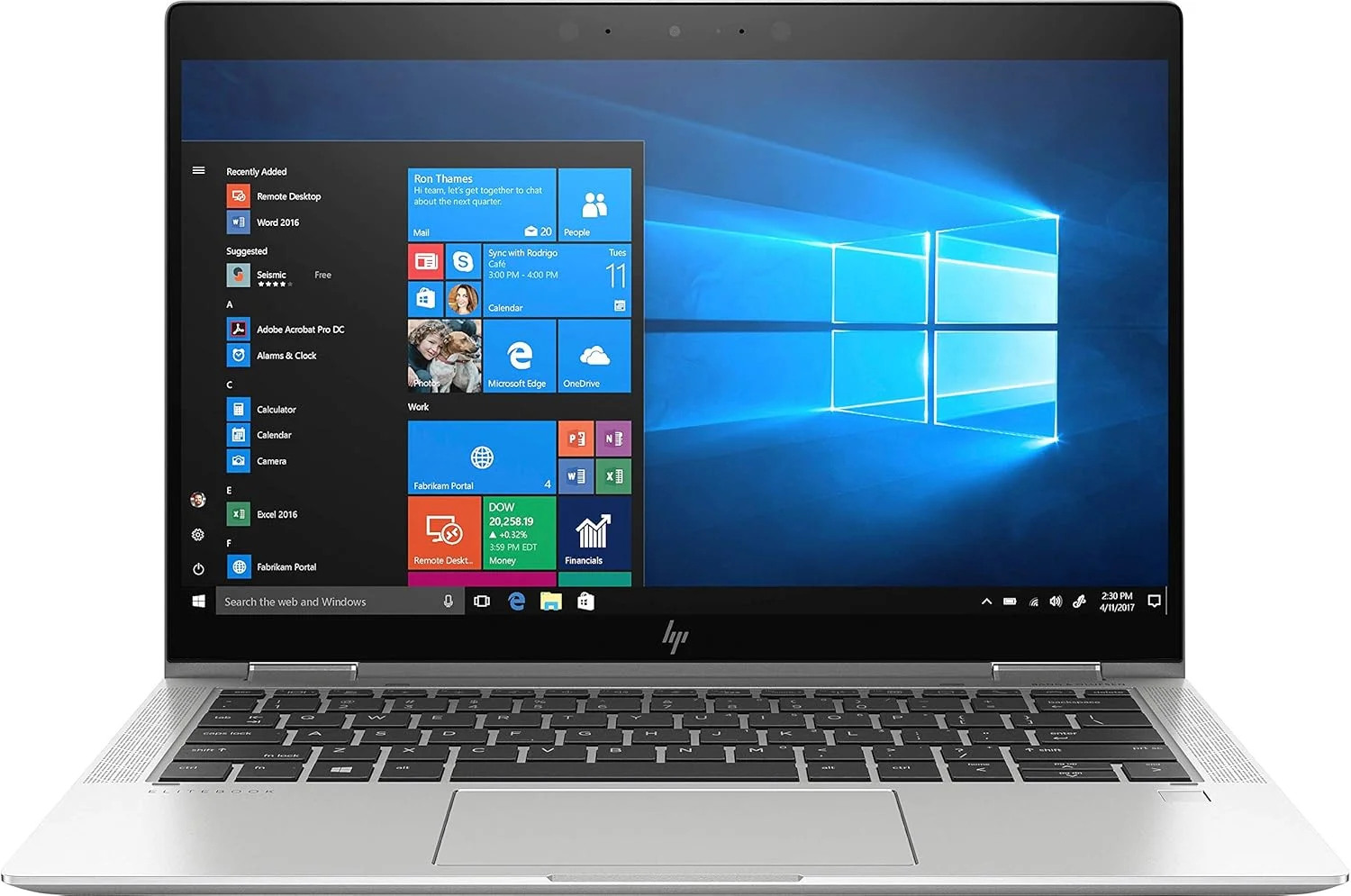 لپ تاپ لمسی 2 در 1 اچ پی Elitebook X360 1030 G4 با صفحه نمایش 13.3 اینچی - 1920 X 1080 - پردازنده Core i7 i7-8665U - رم 16 گیگابایت - حافظه اس اس دی 512 گیگابایت - ویندوز 10 پرو 64 بیتی - کارت گرافیک Intel UHD Graphics 620 - (بازسازی شده)