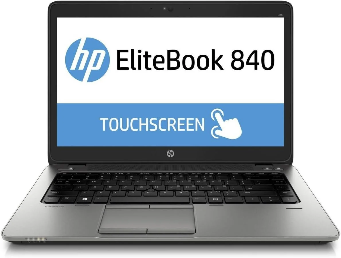 لپ تاپ لمسی 14 اینچی HP ELITEBOOK 840 G3، پردازنده INTEL CORE i5-6200U نسل ششم 2.30 گیگاهرتز، وب کم، 16 گیگابایت رم، 256 گیگابایت SSD، ویندوز 10 پرو 64 بیتی (بازسازی شده)