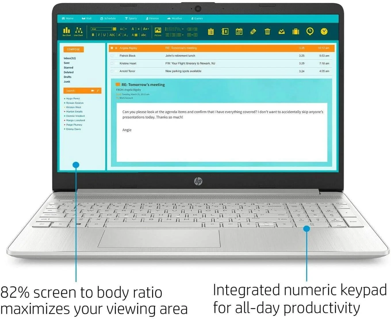لپ تاپ اچ پی 15.6 اینچی HD با پردازنده Intel Core i3-1005G1 نسل دهم 3.4 گیگاهرتز، 8 گیگابایت رم، 256 گیگابایت SSD و ویندوز 10 لپ تاپ اچ پی 15.6 اینچی HD با پردازنده Intel Core i3-1005G1 نسل دهم 3.4 گیگاهرتز، 8 گیگابایت رم، 256 گیگابایت SSD و ویندوز 10