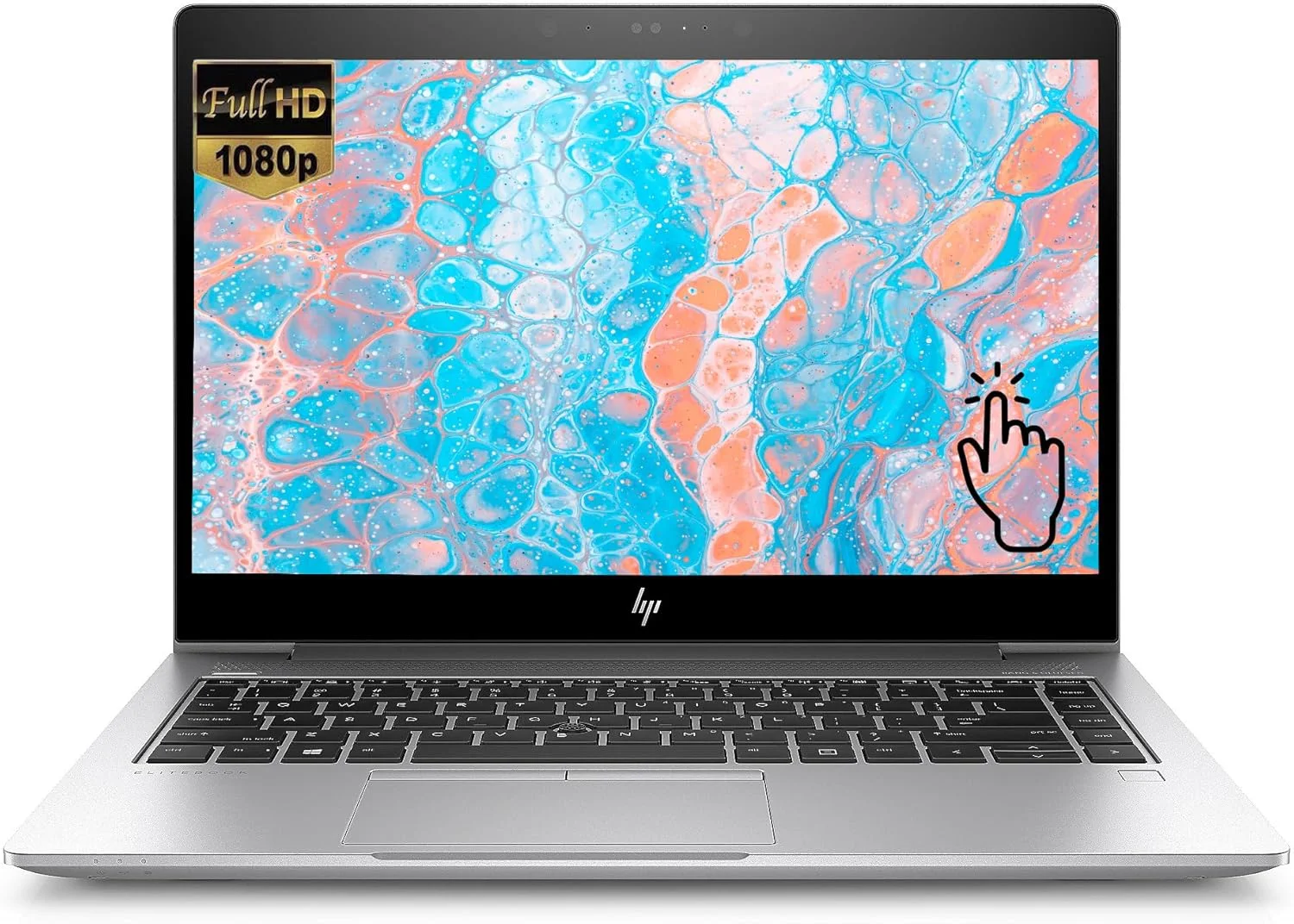 لپ تاپ تجاری HP EliteBook 840 G6 (بازسازی شده) با کیبورد دارای نور پس زمینه، نوت بوک 14 اینچی FHD (1920x1080)، پردازنده Intel Core i5-8365U تا 4.1 گیگاهرتز، 16 گیگابایت رم، 512 گیگابایت SSD، ویندوز 10 پرو، صفحه لمسی