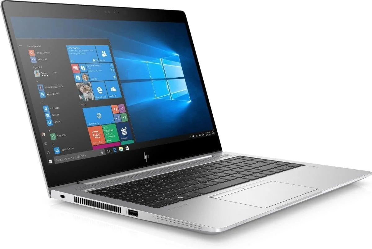 لپ تاپ تجاری HP EliteBook 840 G5 (بازسازی شده)، پردازنده Intel Core i5 نسل هشتم، 16 گیگابایت رم DDR4، هارد 512 گیگابایتی SSD، صفحه نمایش لمسی 14.1 اینچی، ویندوز 10 پرو