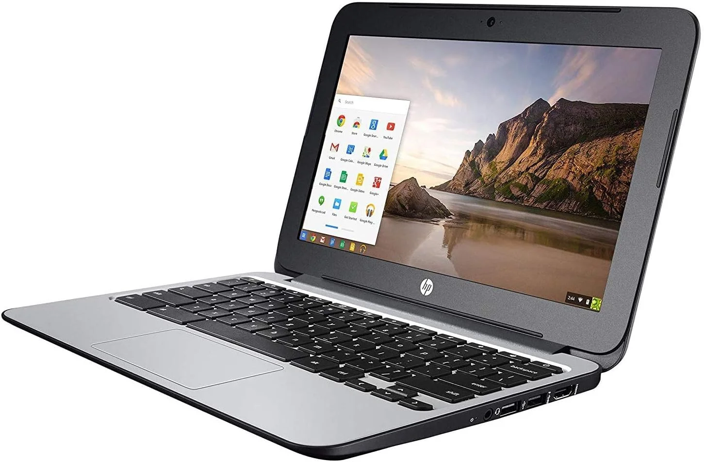 لپ تاپ HP Chromebook 11 G3 (بازسازی شده) با صفحه نمایش 11.6 اینچی، پردازنده Intel Celeron N2840، رم 4 گیگابایتی، حافظه SSD 16 گیگابایتی و سیستم عامل Google Chrome