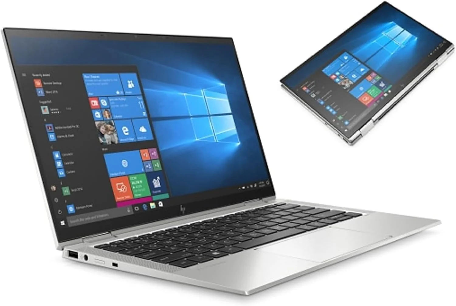 لپ تاپ لمسی HP EliteBook 1040 G7 (بازسازی شده) | 14 اینچ 1920x1080 FHD | Core i7-10610U - هارد درایو 1 ترابایتی SSD - رم 16 گیگابایتی | 4 هسته @ 4.9 گیگاهرتز Win 10 Pro نقره ای