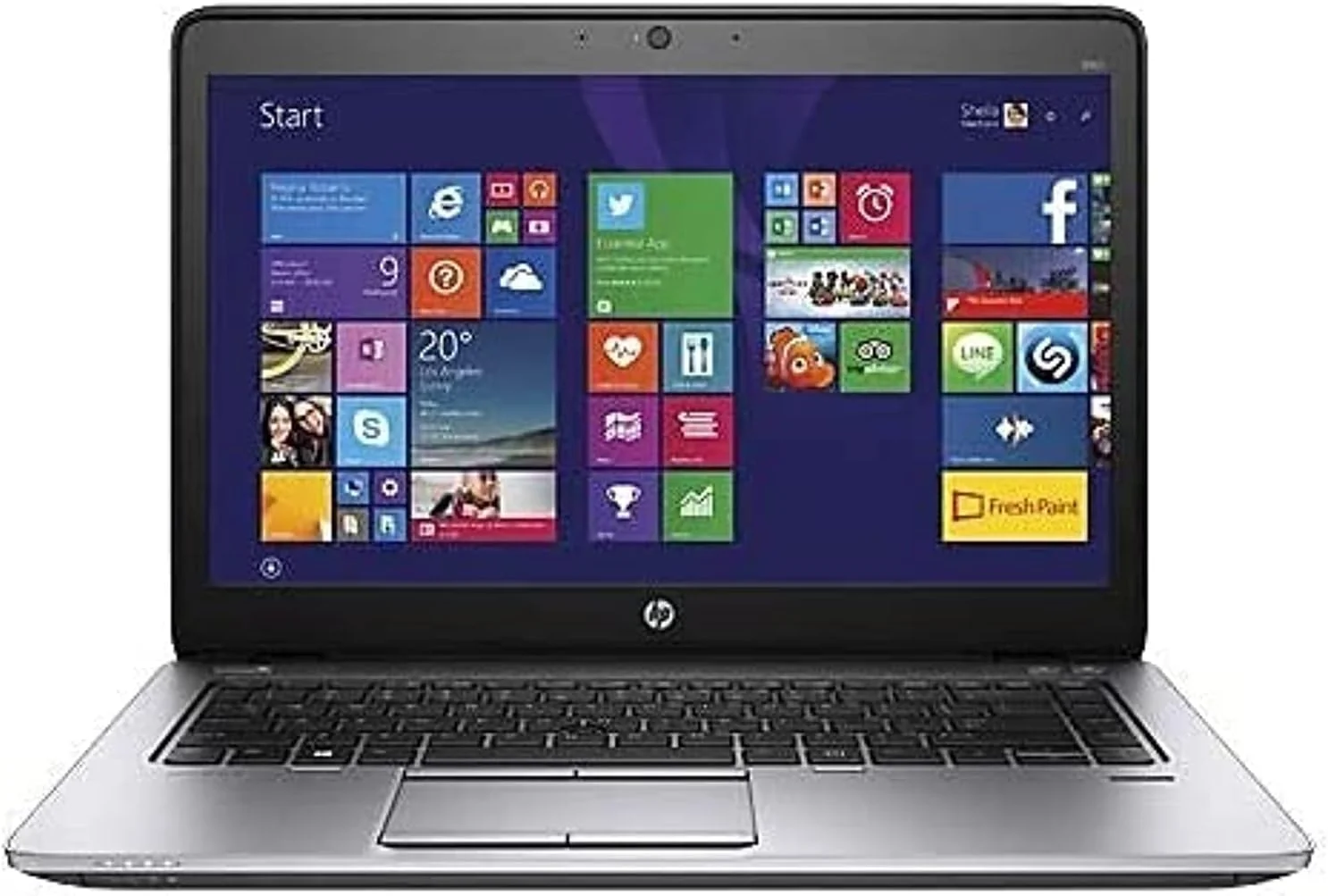 لپ تاپ HP Elitebook 840 G2 (بازسازی شده)، پردازنده Intel Core i7-5600U، رم 8 گیگابایتی DDR3L، هارد 256 گیگابایتی SSD، صفحه نمایش 14 اینچی، ویندوز 10
