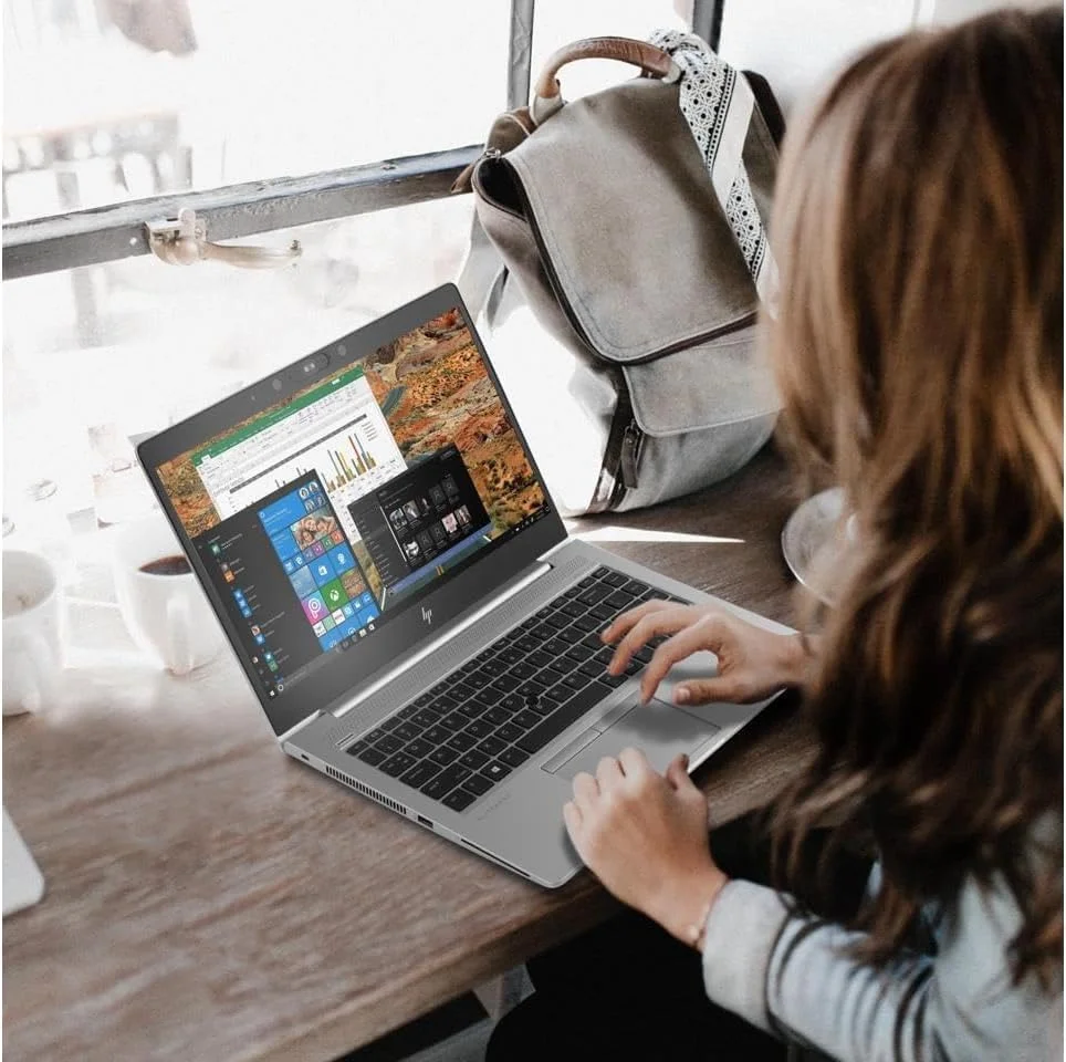 لپ تاپ تجاری HP Elitebook 840 G5 با صفحه نمایش 14 اینچی FHD (بازسازی شده)، پردازنده Intel Quad-Core i5-8350U، رم 16 گیگابایتی DDR4، حافظه SSD 512 گیگابایتی، کیبورد با نور پس زمینه، Type-C، HDMI، ویندوز 11 پرو