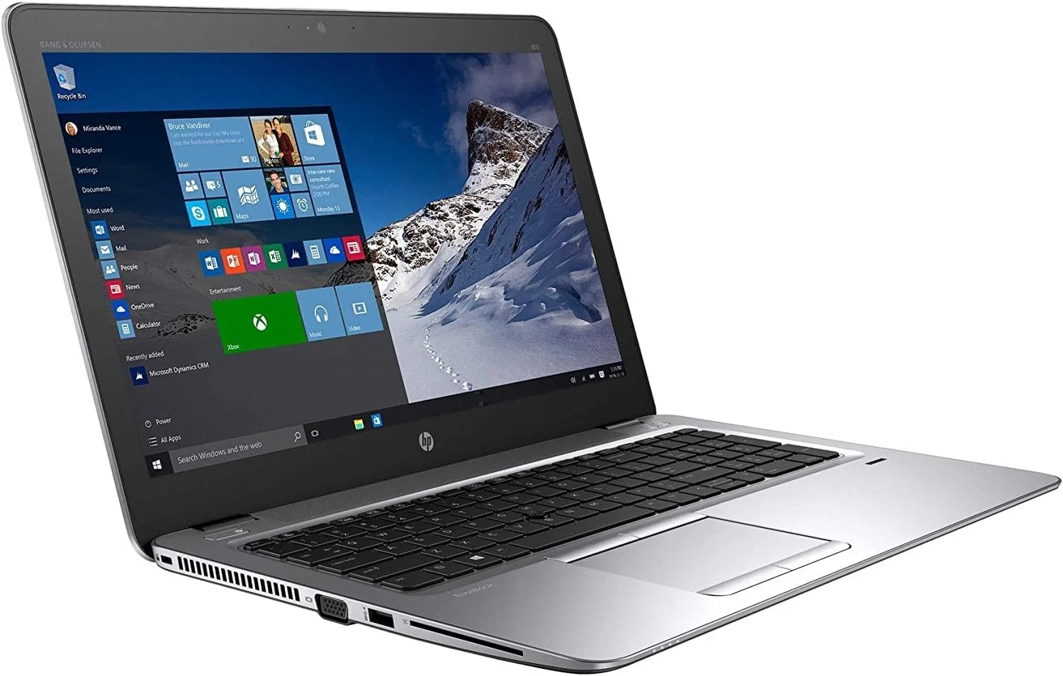 HP (Refurbished) EliteBook 850 G3 Business Laptop, Intel Core i7-6th Generation CPU, 8GB DDR4 RAM, 256GB SSD Hard, 15.6 inch Display, Windows 10 Pro