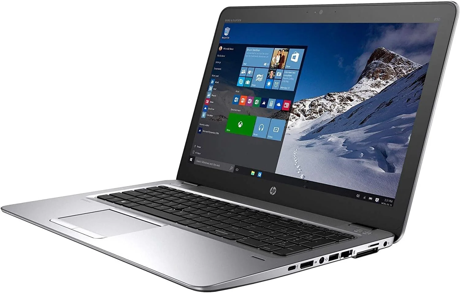 HP (Refurbished) EliteBook 850 G3 Business Laptop, Intel Core i7-6th Generation CPU, 8GB DDR4 RAM, 256GB SSD Hard, 15.6 inch Display, Windows 10 Pro