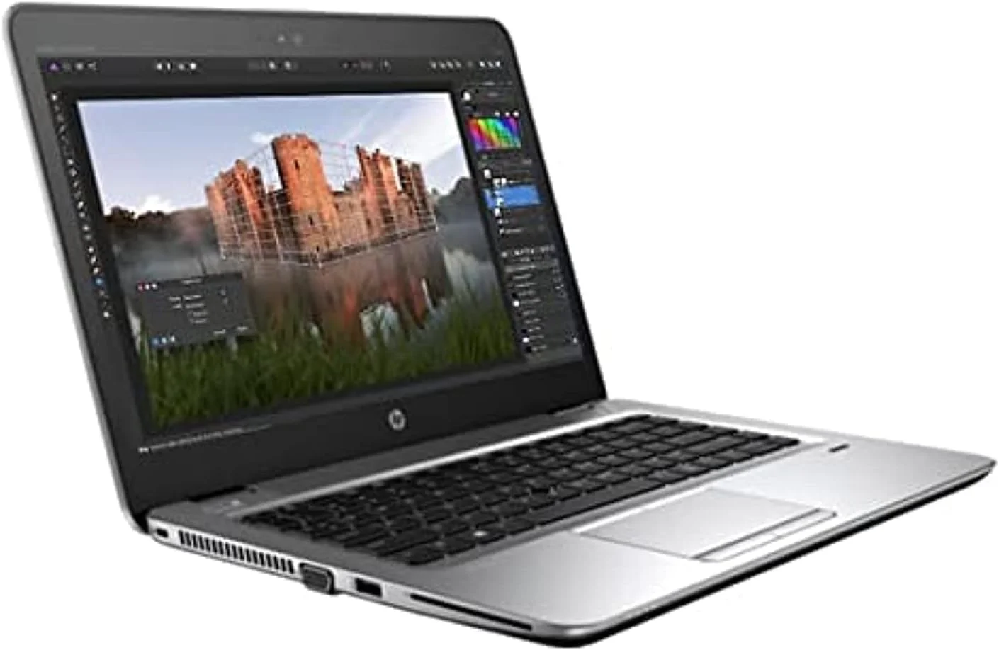 لپ تاپ تجاری HP EliteBook 840 G3 (بازسازی شده)، پردازنده Intel Core i7-6600U، رم 8 گیگابایتی DDR4، هارد 256 گیگابایتی SSD، صفحه نمایش 14.1 اینچی، ویندوز 10