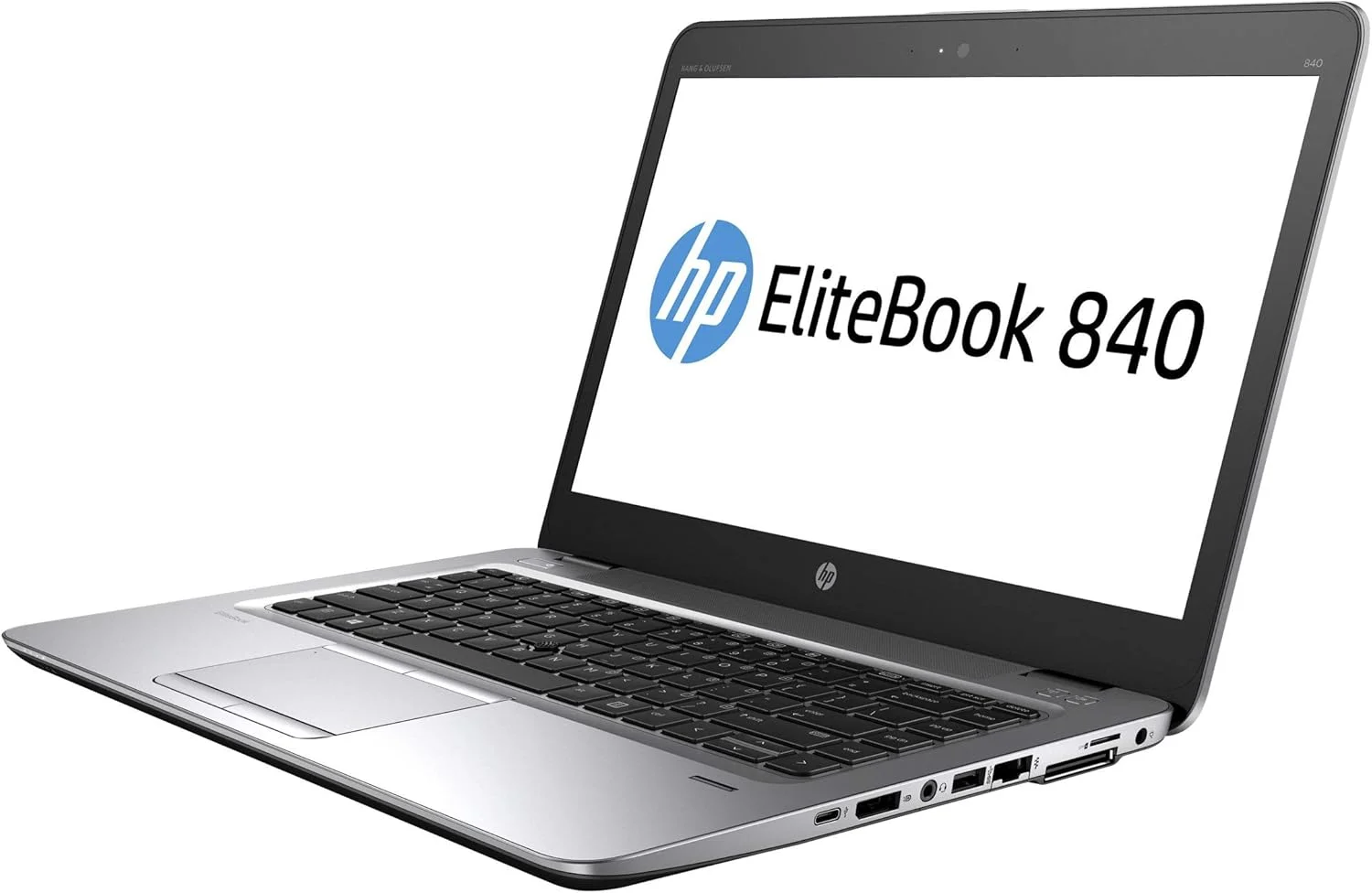 لپ تاپ HP EliteBook 840 G3 (بازسازی شده) با پردازنده Intel Core i5 نسل ششم، 16 گیگابایت رم DDR4، هارد 512 گیگابایت SSD، صفحه نمایش 14 اینچی FHD، ویندوز 10 پرو 64 بیتی، نقره ای