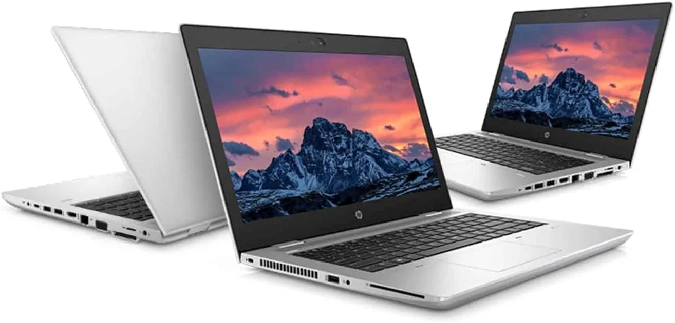 لپ تاپ تجاری HP ProBook 640 G5 (بازسازی شده)، پردازنده Intel Core i5-8365U، رم 16 گیگابایتی DDR4 SODIMM، هارد 512 گیگابایتی SSD M.2، صفحه نمایش 14.1 اینچی، ویندوز 10 پرو