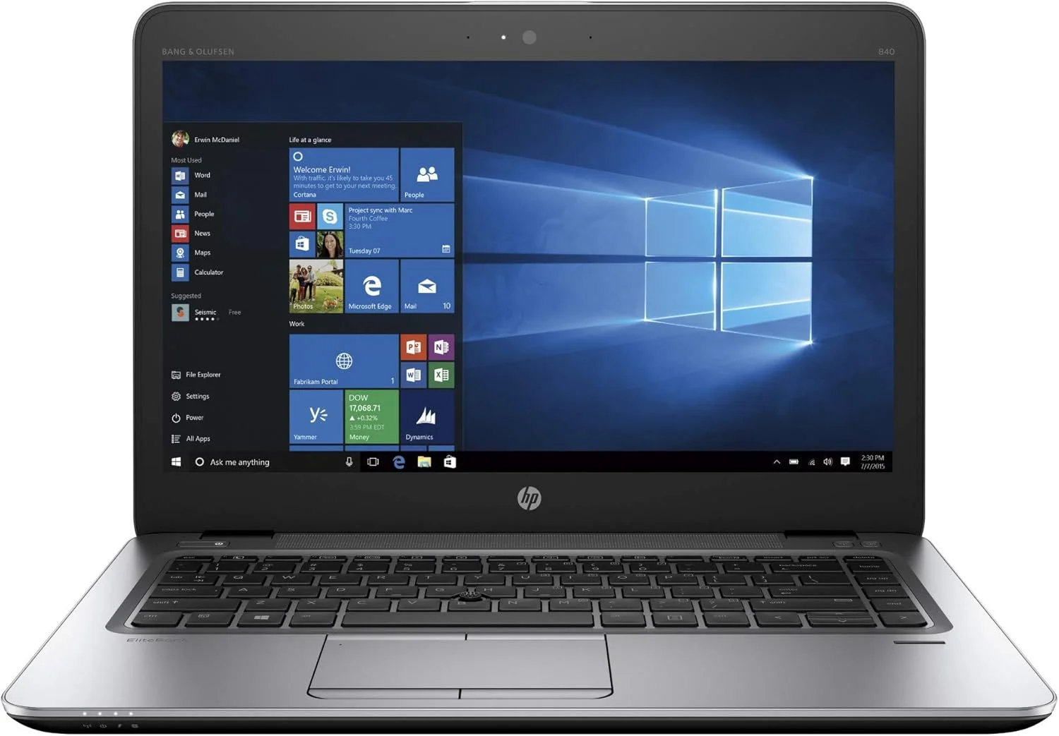 لپ تاپ 14 اینچی HP EliteBook 840 G5 (بازسازی شده) - پردازنده Core i5 2.3GHz، رم 16 گیگابایتی، SSD 256 گیگابایتی، ویندوز 10 پرو لپ تاپ 14 اینچی HP EliteBook 840 G5 (بازسازی شده) - پردازنده Core i5 2.3GHz، رم 16 گیگابایتی، SSD 256 گیگابایتی، ویندوز 10 پرو