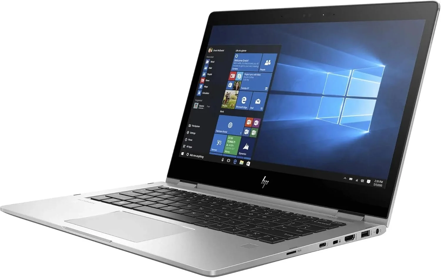 لپ تاپ استوک HP EliteBook X360 1030 G2 با صفحه لمسی 13.3 اینچی، حافظه SSD 256 گیگابایتی، پردازنده نسل هفتم i5 با سرعت 2.6 گیگاهرتز، رم 8 گیگابایتی DDR4، ویندوز 10 پرو، رنگ نقره ای لپ تاپ استوک HP EliteBook X360 1030 G2 با صفحه لمسی 13.3 اینچی، حافظه SSD 256 گیگابایتی، پردازنده نسل هفتم i5 با سرعت 2.6 گیگاهرتز، رم 8 گیگابایتی DDR4، ویندوز 10 پرو، رنگ نقره ای