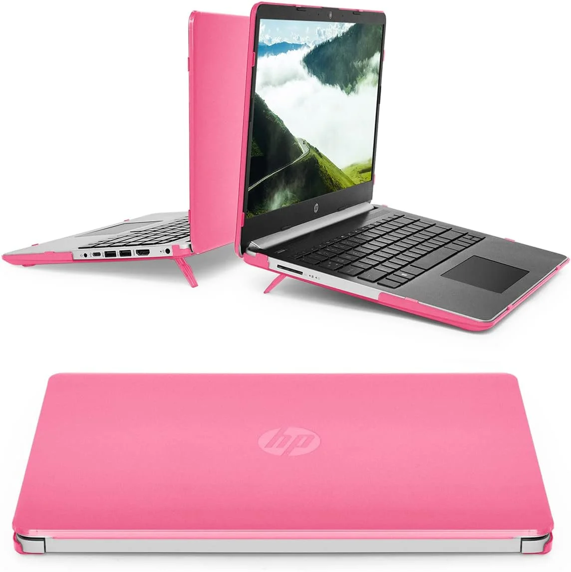 کاور محافظ mCover سازگار با لپ‌تاپ‌های 14 اینچی HP سری 14-DQxxxx / 14-FQxxxx مدل 2020 تا 2022 (فقط سازگار با این مدل‌ها، با سایر مدل‌های HP سازگار نیست) (سری Pavilion 14-DQxxxx، صورتی)