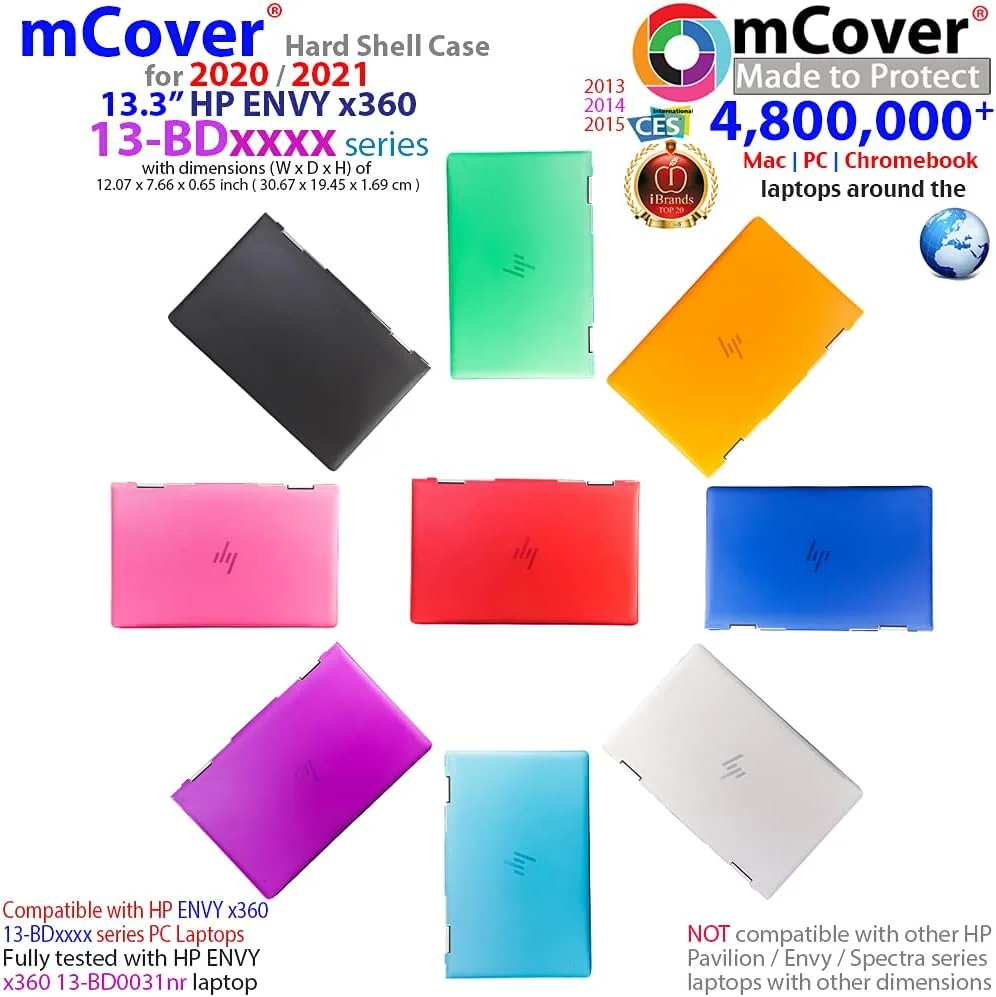 کاور سخت mCover سازگار فقط با لپتاپهای تبدیلپذیر 13.3 اینچی HP Envy x360 13-BDxxxx /13-AYxxxx (عدم سازگاری با سایر مدلهای HP) (مشکی) کاور سخت mCover سازگار فقط با لپتاپهای تبدیلپذیر 13.3 اینچی HP Envy x360 13-BDxxxx /13-AYxxxx (عدم سازگاری با سایر مدلهای HP) (مشکی)