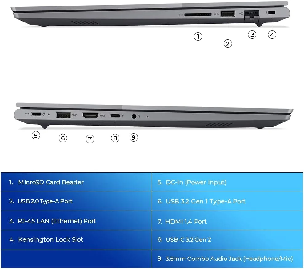 لنوو ThinkBook 16 G6 IRL | صفحه نمایش 16 اینچی WUXGA IPS 120Hz | پردازنده Intel Core i7-13700H | رم 16 گیگابایتی DDR5 | حافظه SSD 512 گیگابایتی | گرافیک Intel Iris Xe | کیبورد با نور پس زمینه | Wi-Fi 6 | ویندوز 11 پرو (ارتقا یافته) خاکستری قطبی لنوو ThinkBook 16 G6 IRL | صفحه نمایش 16 اینچی WUXGA IPS 120Hz | پردازنده Intel Core i7-13700H | رم 16 گیگابایتی DDR5 | حافظه SSD 512 گیگابایتی | گرافیک Intel Iris Xe | کیبورد با نور پس زمینه | Wi-Fi 6 | ویندوز 11 پرو (ارتقا یافته) خاکستری قطبی