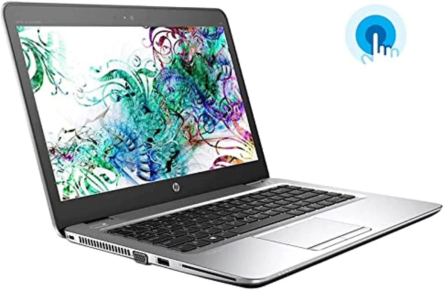 لپ تاپ تجاری HP EliteBook 840 G3 (بازسازی شده)، پردازنده Intel Core i7-6600U، رم 16 گیگابایتی DDR4، هارد 256 گیگابایتی SSD M.2، صفحه نمایش لمسی 14 اینچی Full HD، ویندوز 10 پرو