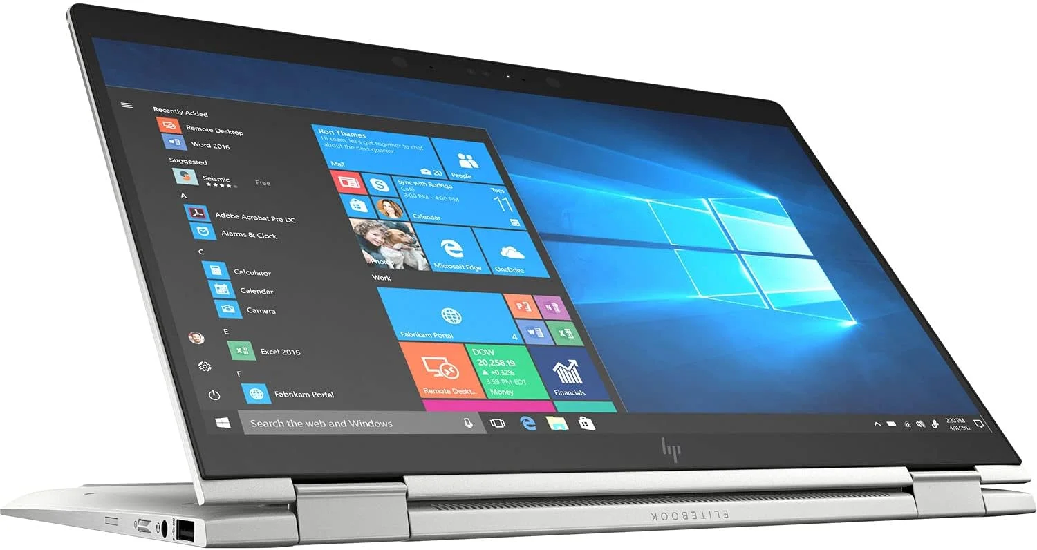 لپ تاپ استوک HP Elitebook X360 1030 G3 2-in-1 با صفحه لمسی 13.3 اینچی FHD (1920x1080) مناسب کسب و کار (پردازنده Intel Core i5-8350U، رم 8 گیگابایت، حافظه SSD 512 گیگابایت) دارای نور پس زمینه، Thunderbolt، وب کم | ویندوز 10 پرو