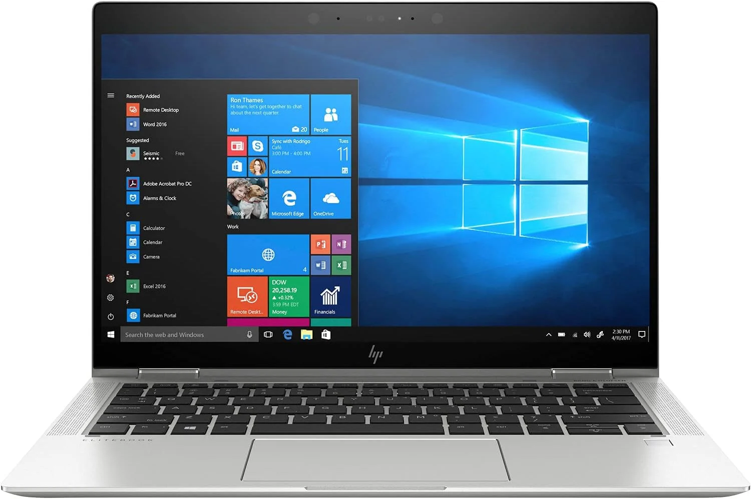 لپ تاپ استوک HP Elitebook X360 1030 G3 2-in-1 با صفحه لمسی 13.3 اینچی FHD (1920x1080) مناسب کسب و کار (پردازنده Intel Core i5-8350U، رم 8 گیگابایت، حافظه SSD 512 گیگابایت) دارای نور پس زمینه، Thunderbolt، وب کم | ویندوز 10 پرو