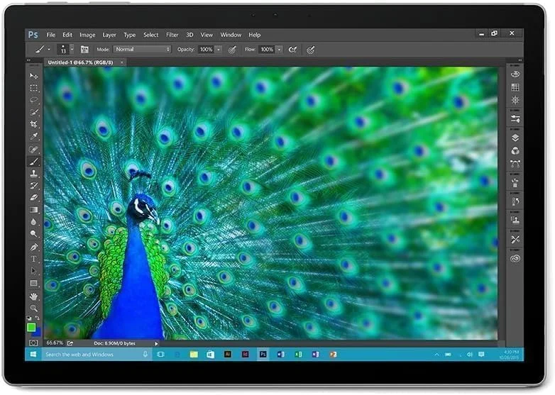تجدید شده - لپ تاپ مایکروسافت Surface Book Core i5-6300U نسل ششم، 8 گیگابایت رم، 256 گیگابایت SSD، صفحه نمایش لمسی جداشدنی 13.5 اینچی نقره ای