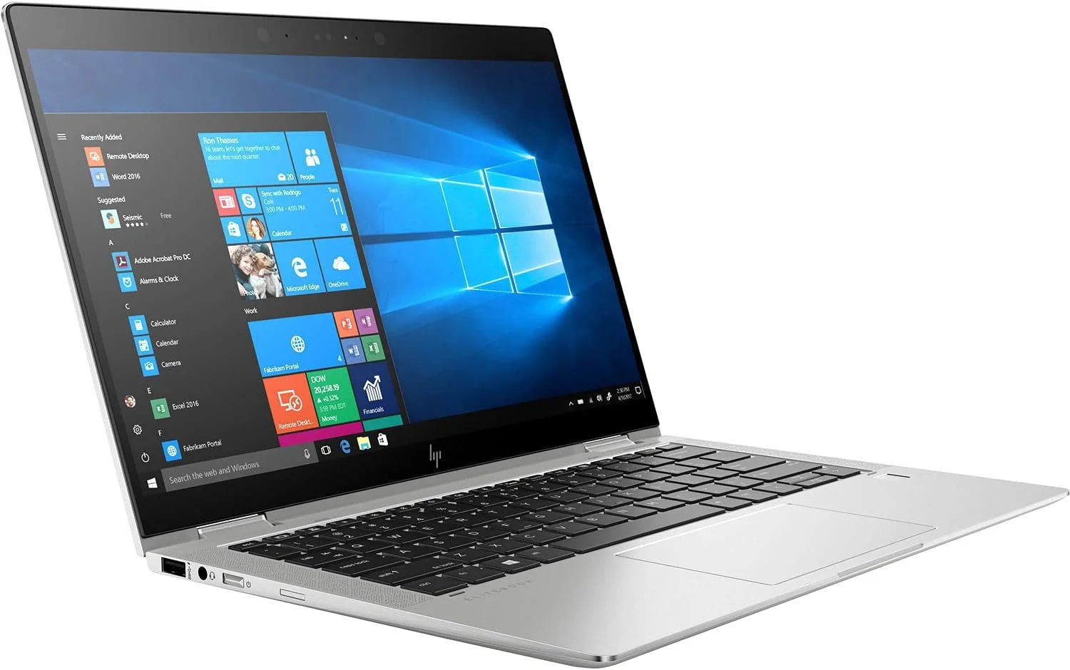 لپ تاپ استوک HP Elitebook X360 1030 G3 2-in-1 با صفحه لمسی 13.3 اینچی FHD (1920x1080) مناسب کسب و کار (پردازنده Intel Core i5-8350U، رم 8 گیگابایت، حافظه SSD 512 گیگابایت) دارای نور پس زمینه، Thunderbolt، وب کم | ویندوز 10 پرو